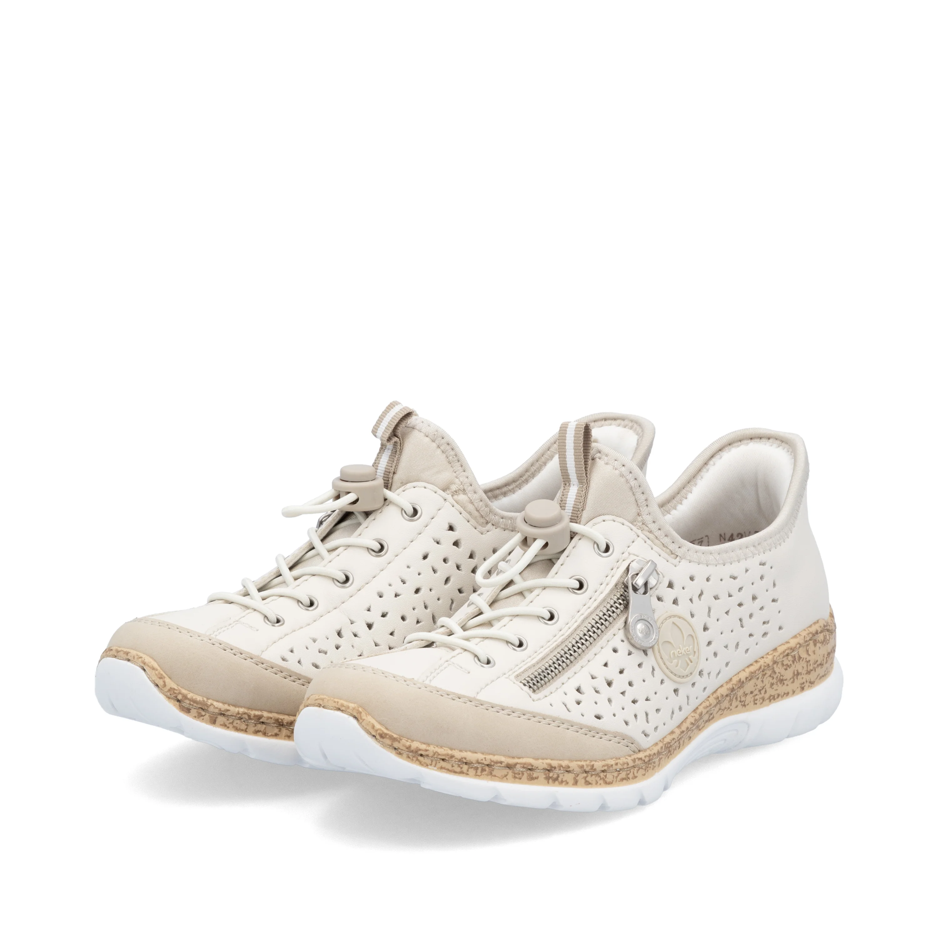 Rieker Women's Slip-on Shoe - Beige | N42V3-60 - Image 8