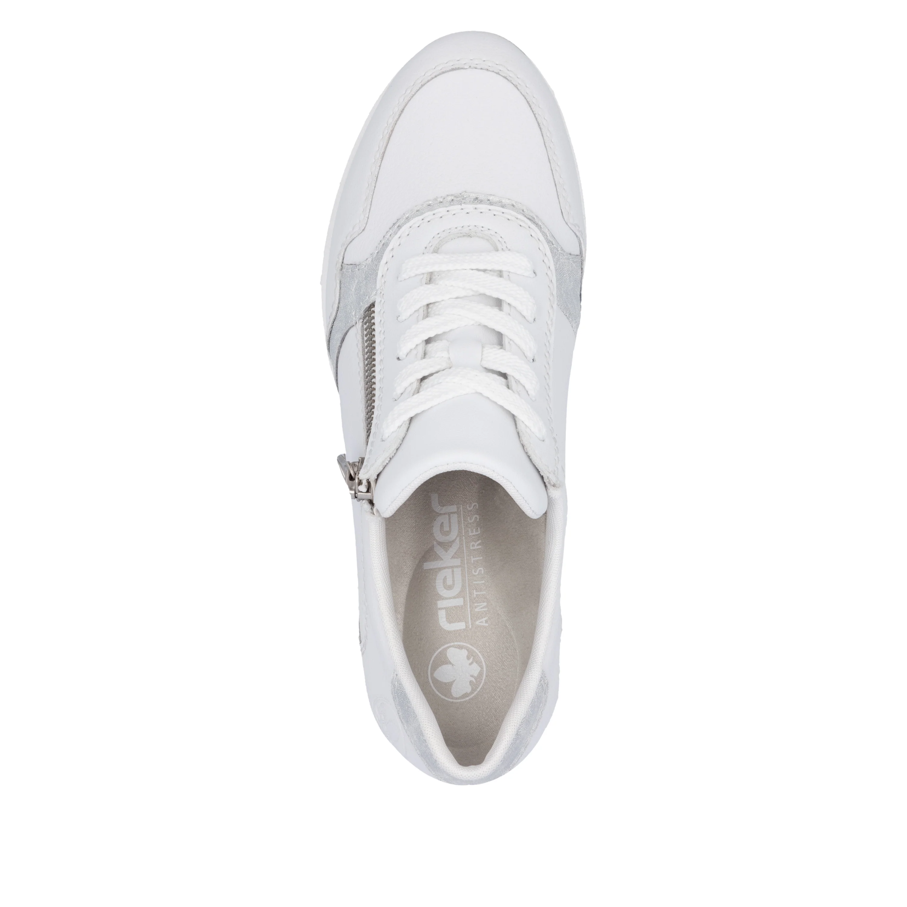 Rieker Women's Trainer - White | N9301-80 - Image 4