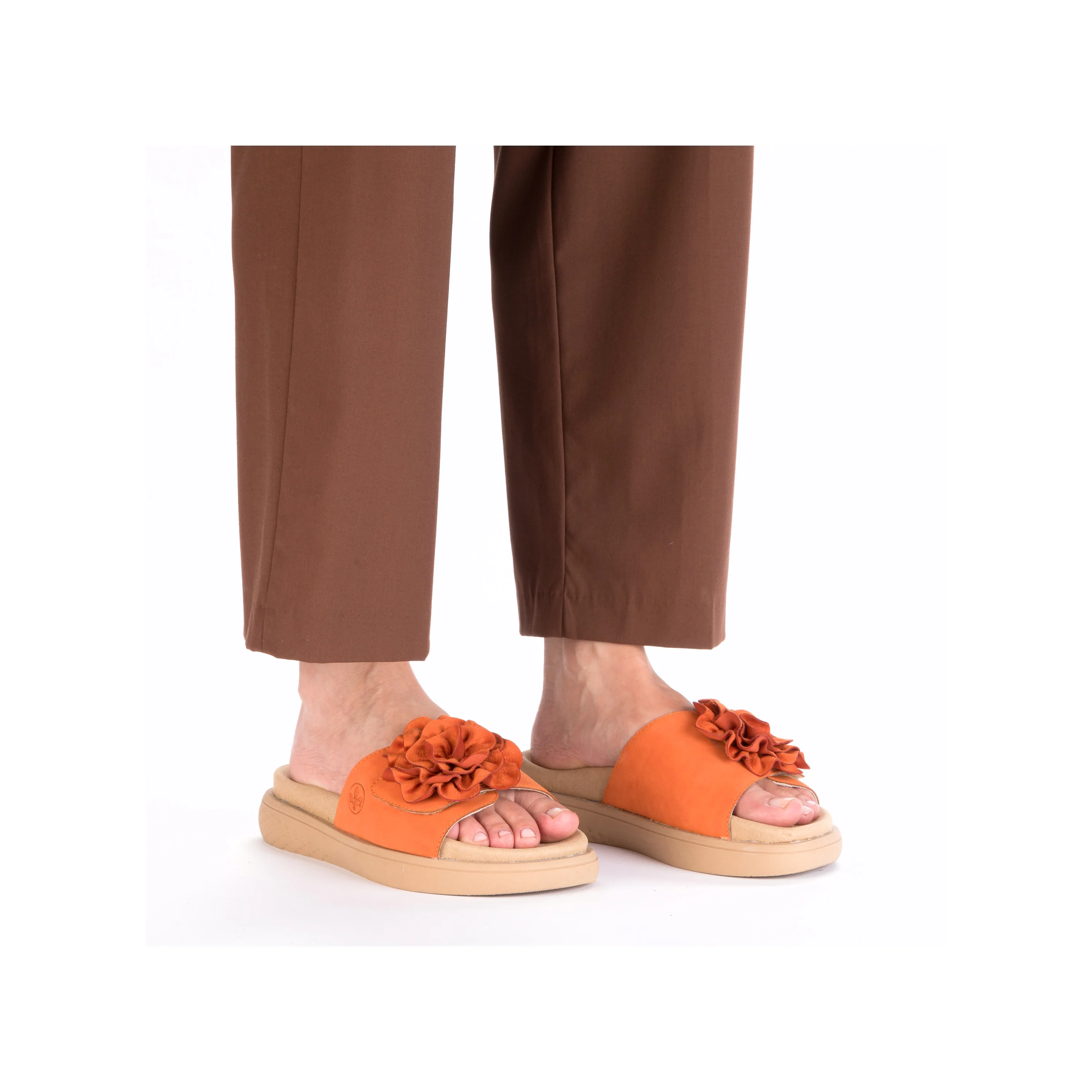 Rieker Woman's Sandals - Orange | V1562-38 - Image 10