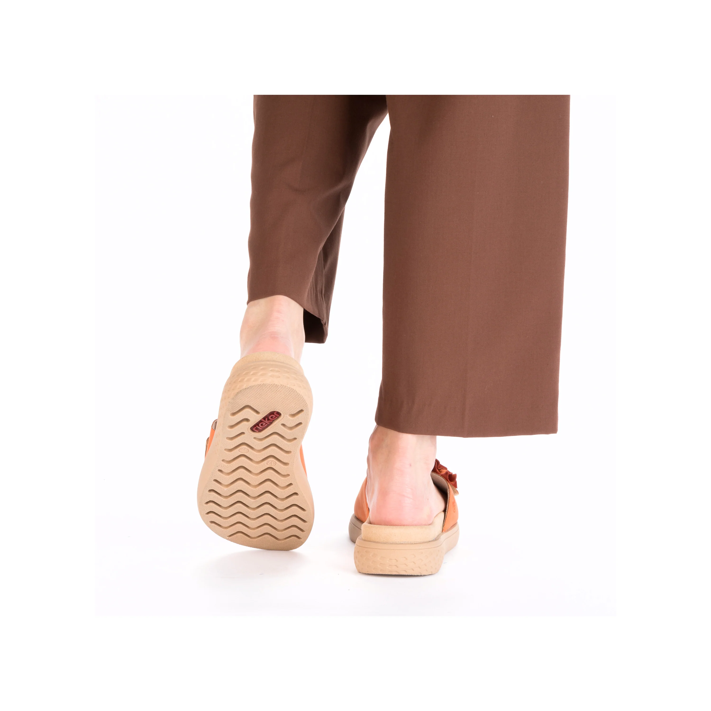 Rieker Woman's Sandals - Orange | V1562-38 - Image 12