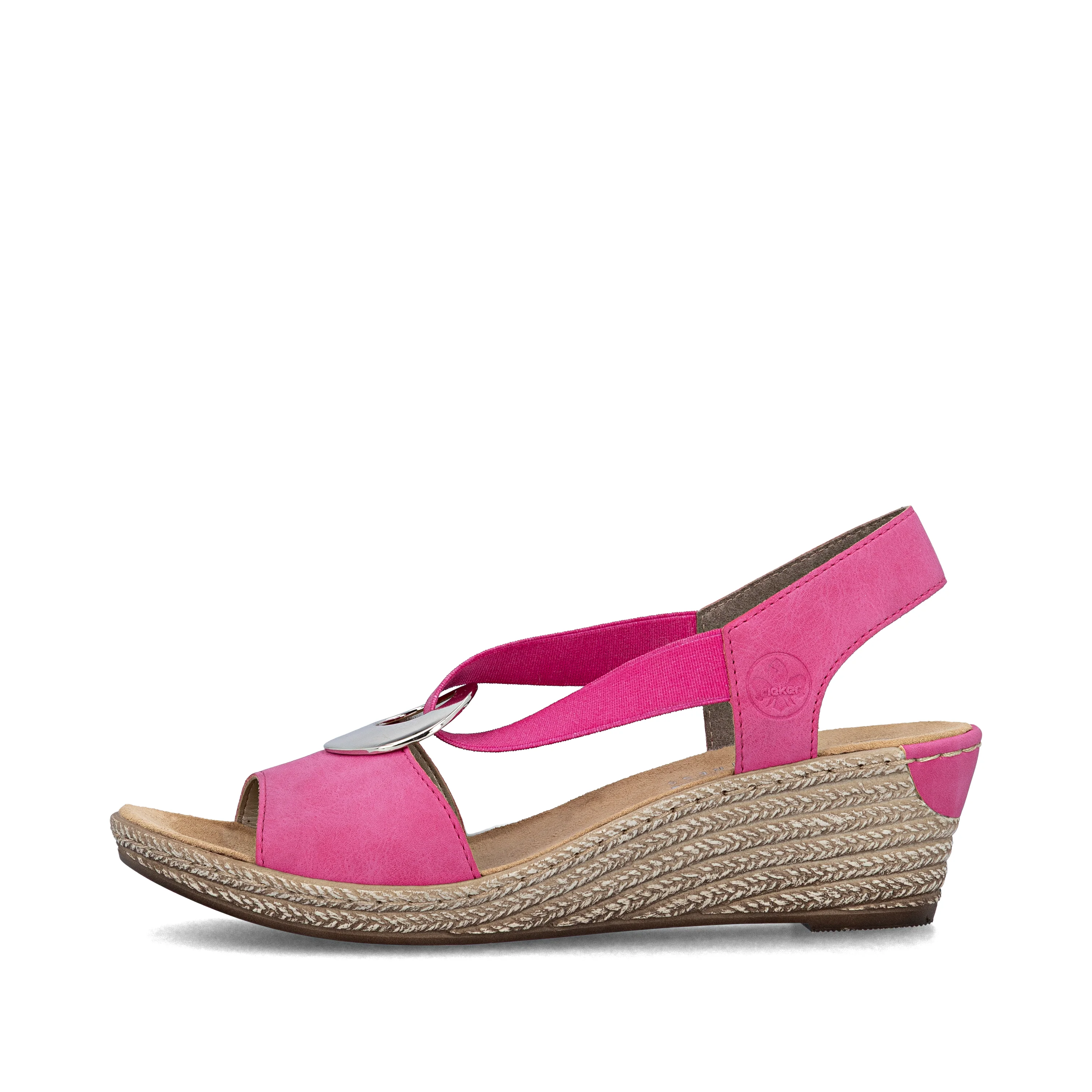Rieker Woman's Sandals - Pink | 624H6-32 - Image 5