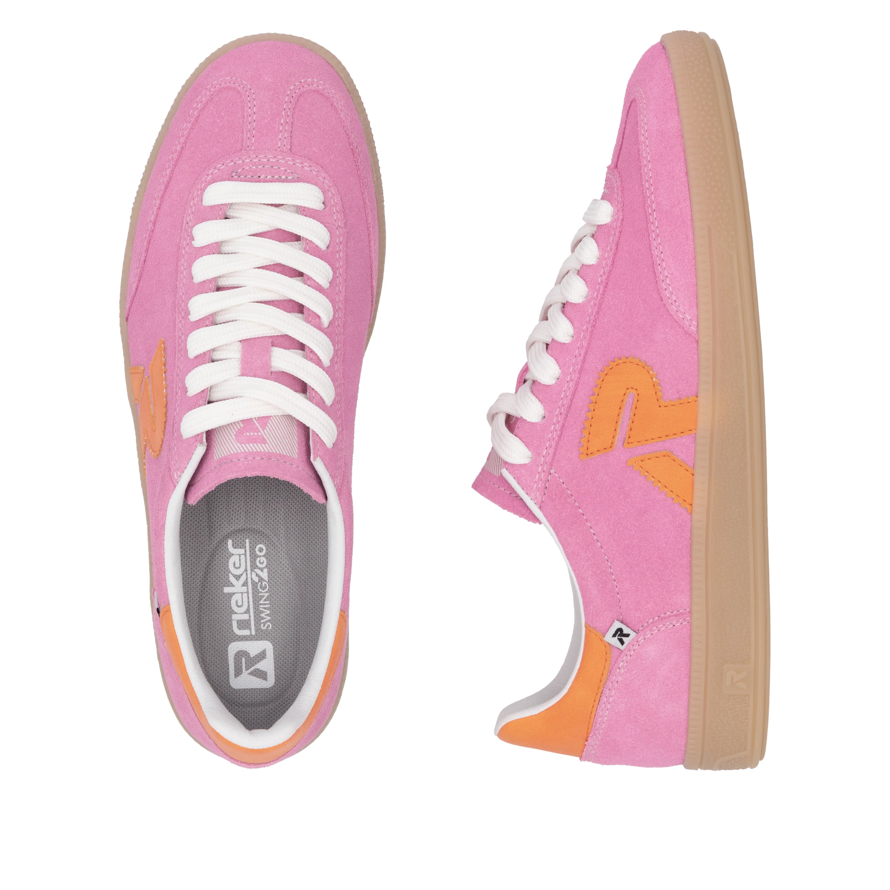 Rieker Sport Woman's Shoes - Pink | W2200-31 - Image 9