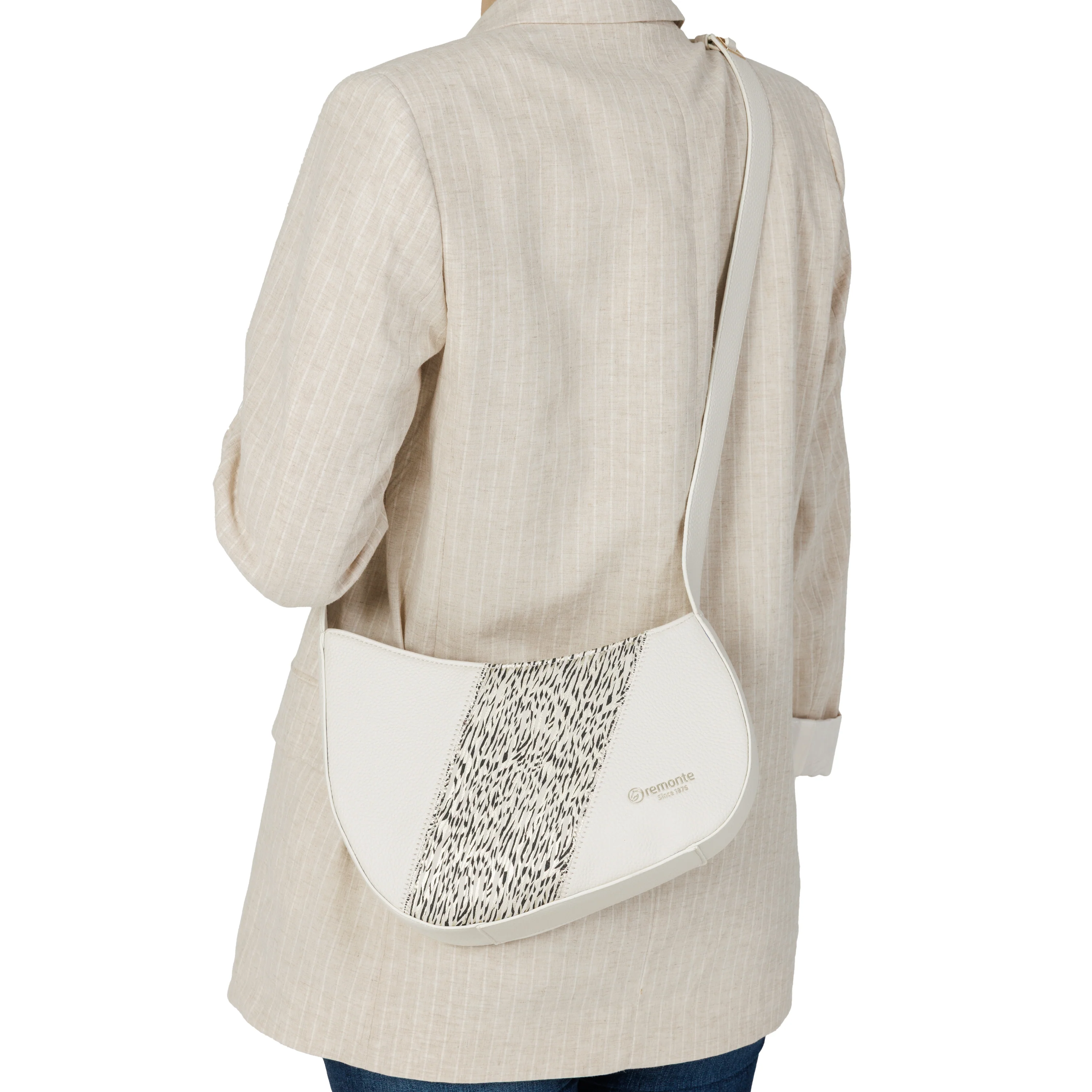 remonte Women's Shoulder Bag - Beige | Q0672-61 - Image 15