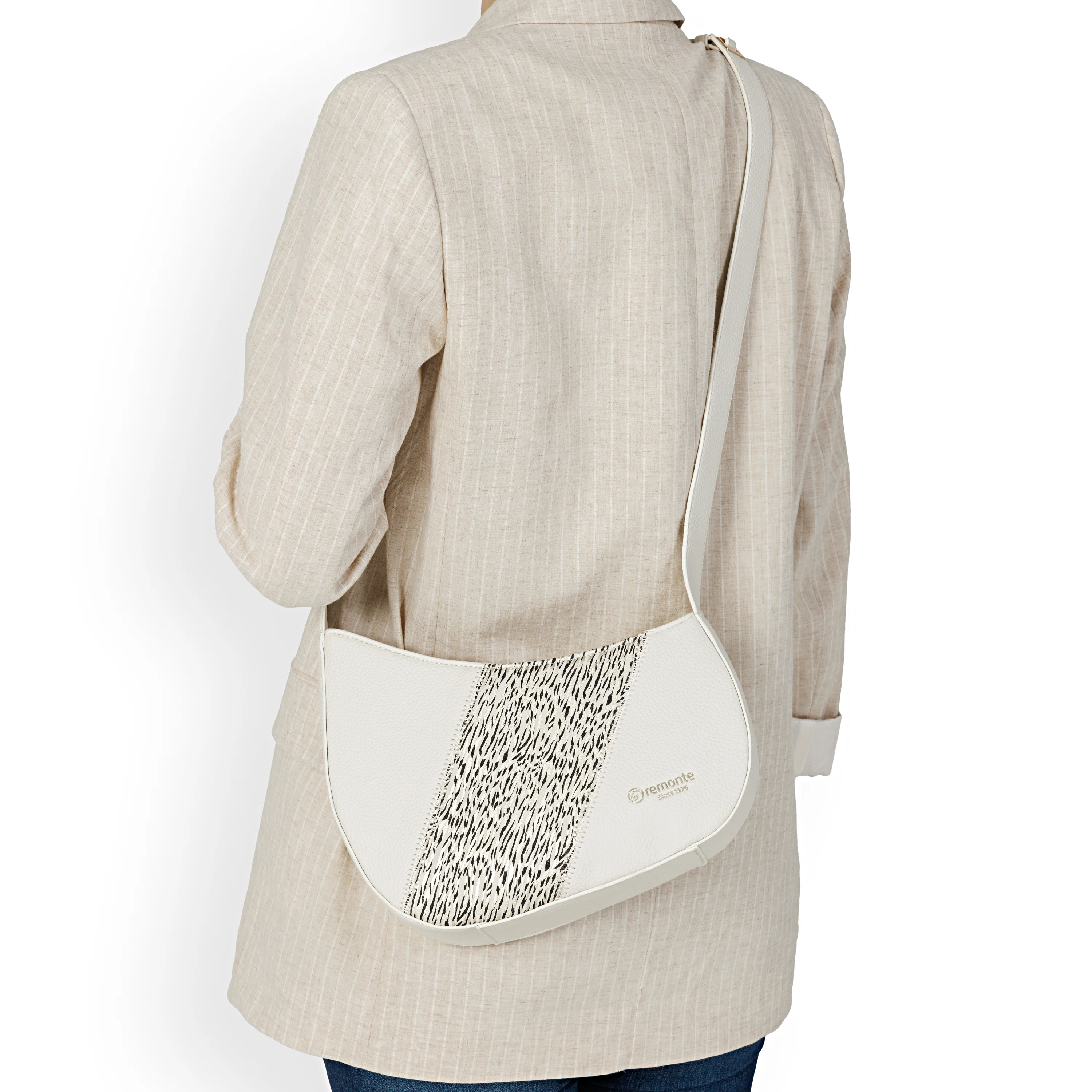 remonte Women's Shoulder Bag - Beige | Q0672-61 - Image 16