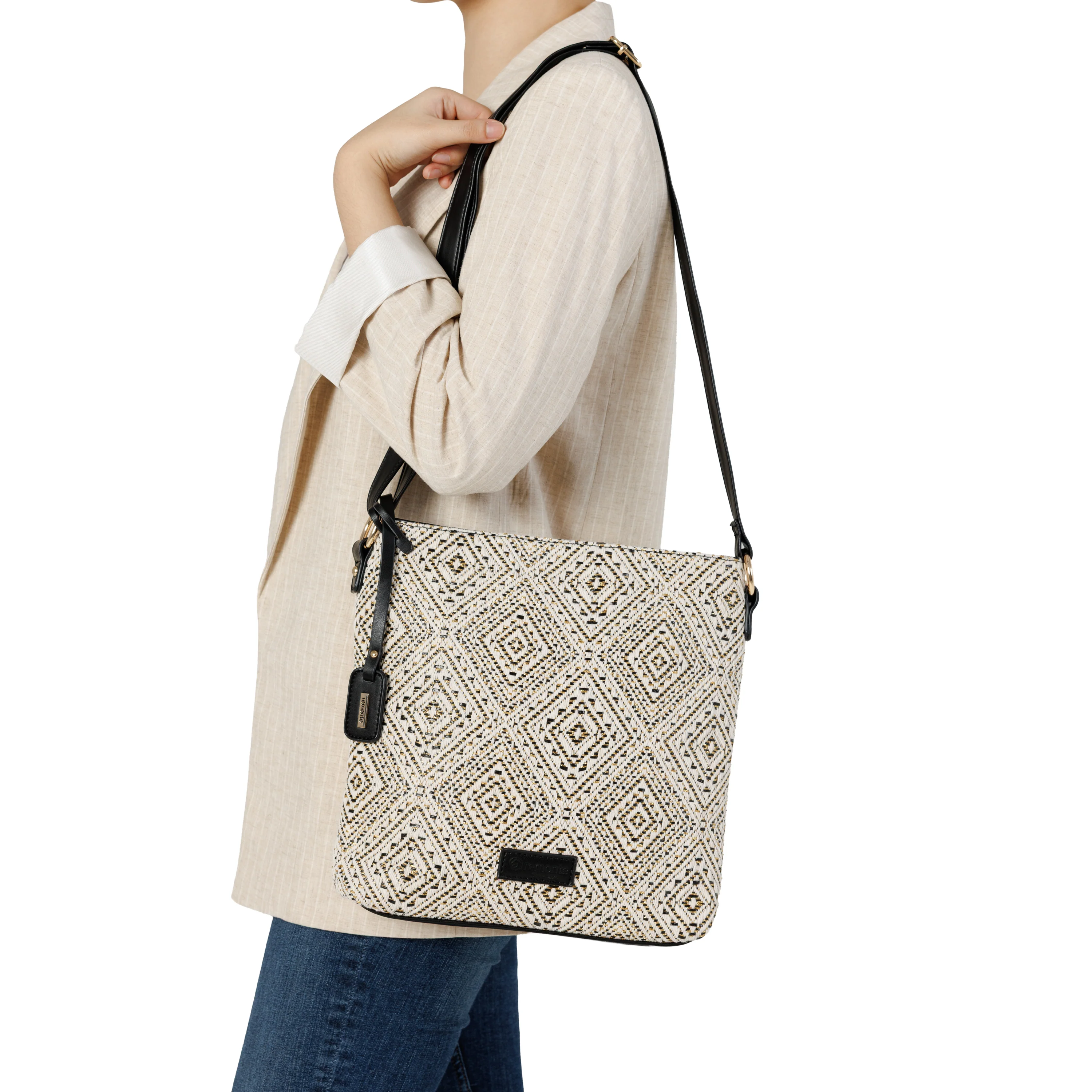 remonte Women's Shoulder Bag - White | Q0731-81 - Image 11