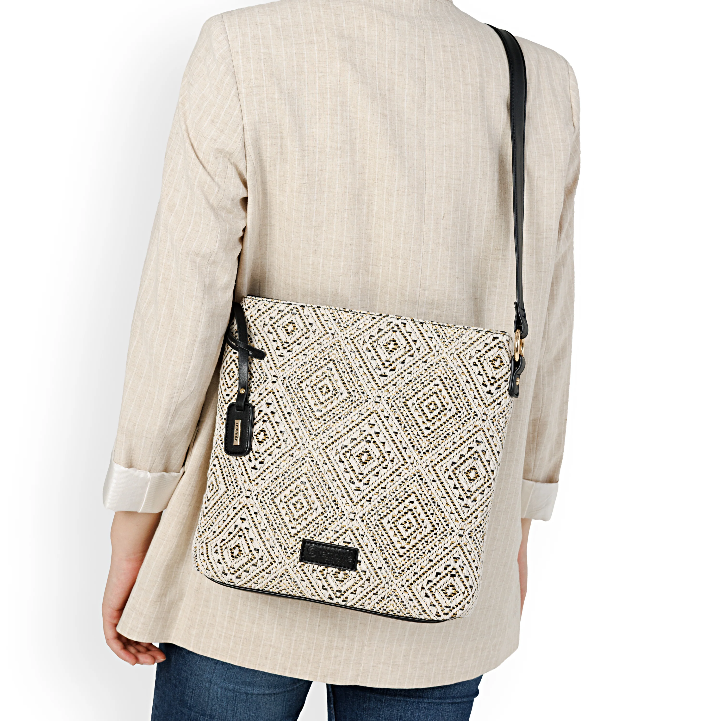 remonte Women's Shoulder Bag - White | Q0731-81 - Image 14