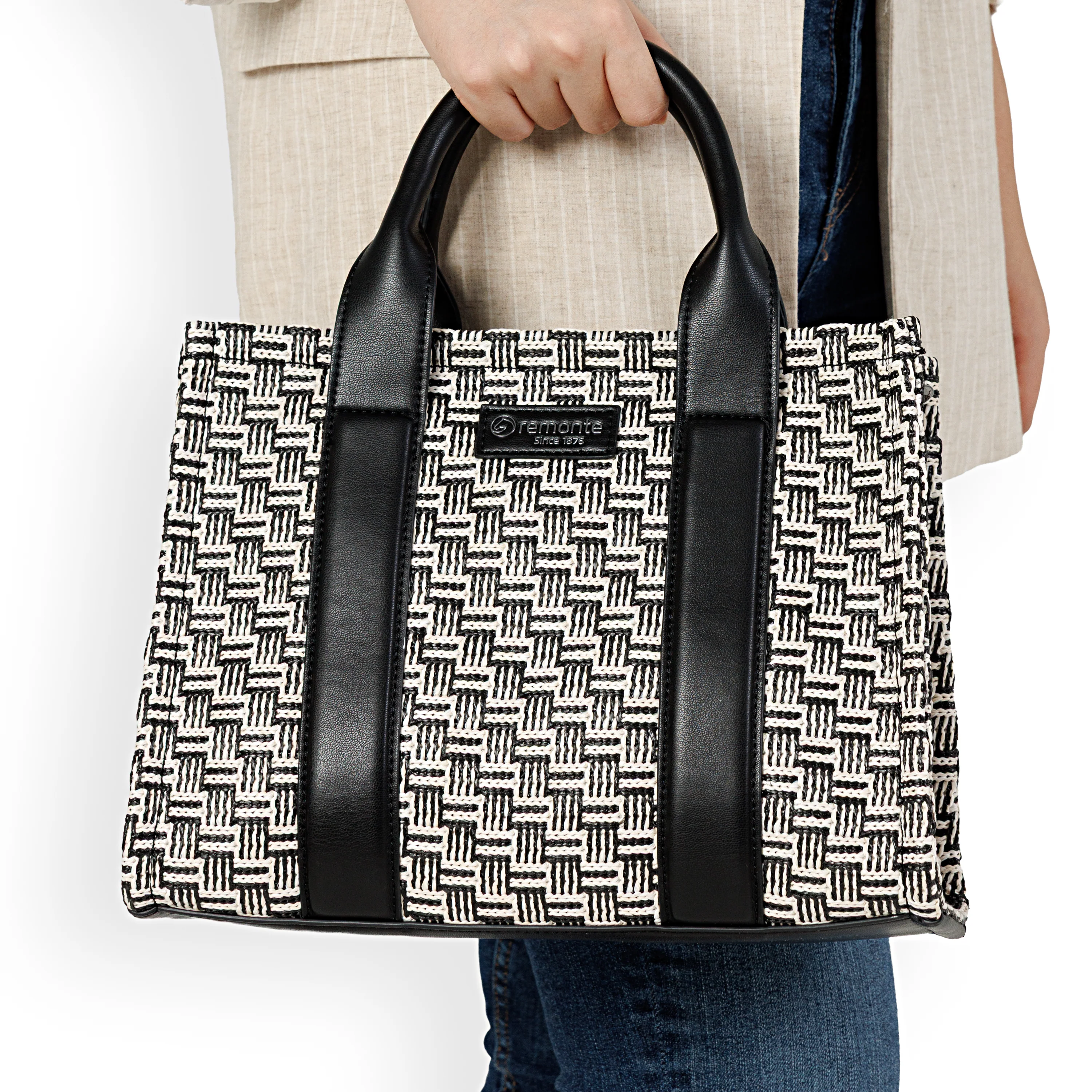remonte Women's Tote Bag - Black | Q0767-02 - Image 14