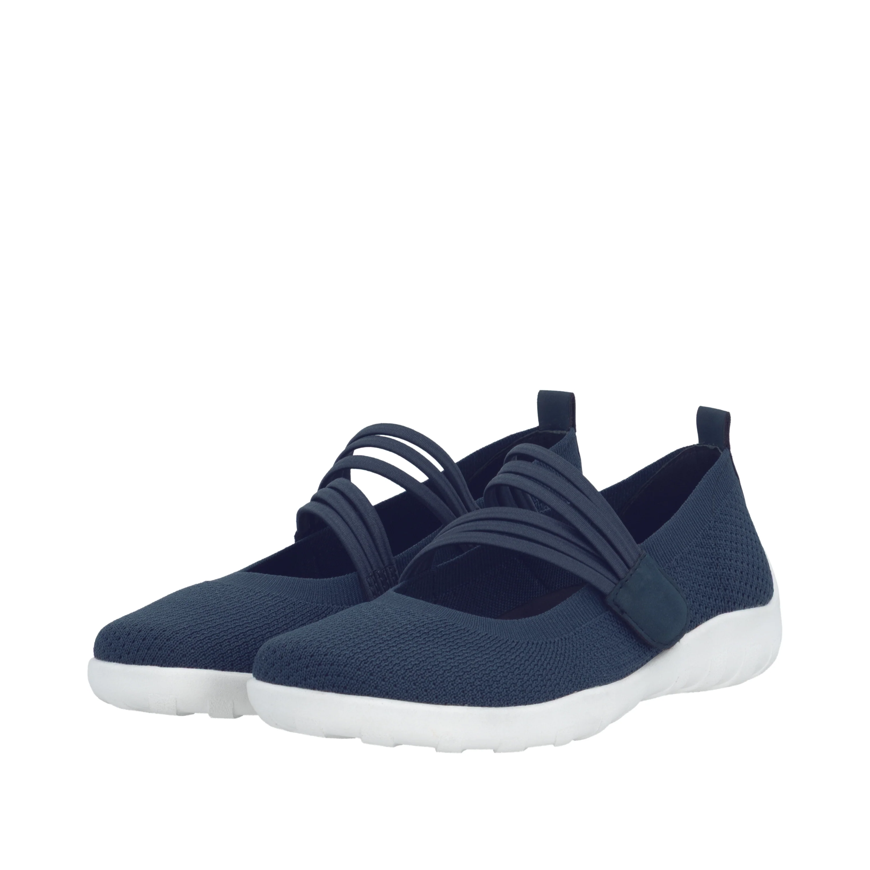 remonte Women's Ballerina Shoe - Blue | R3519-14 - Image 15