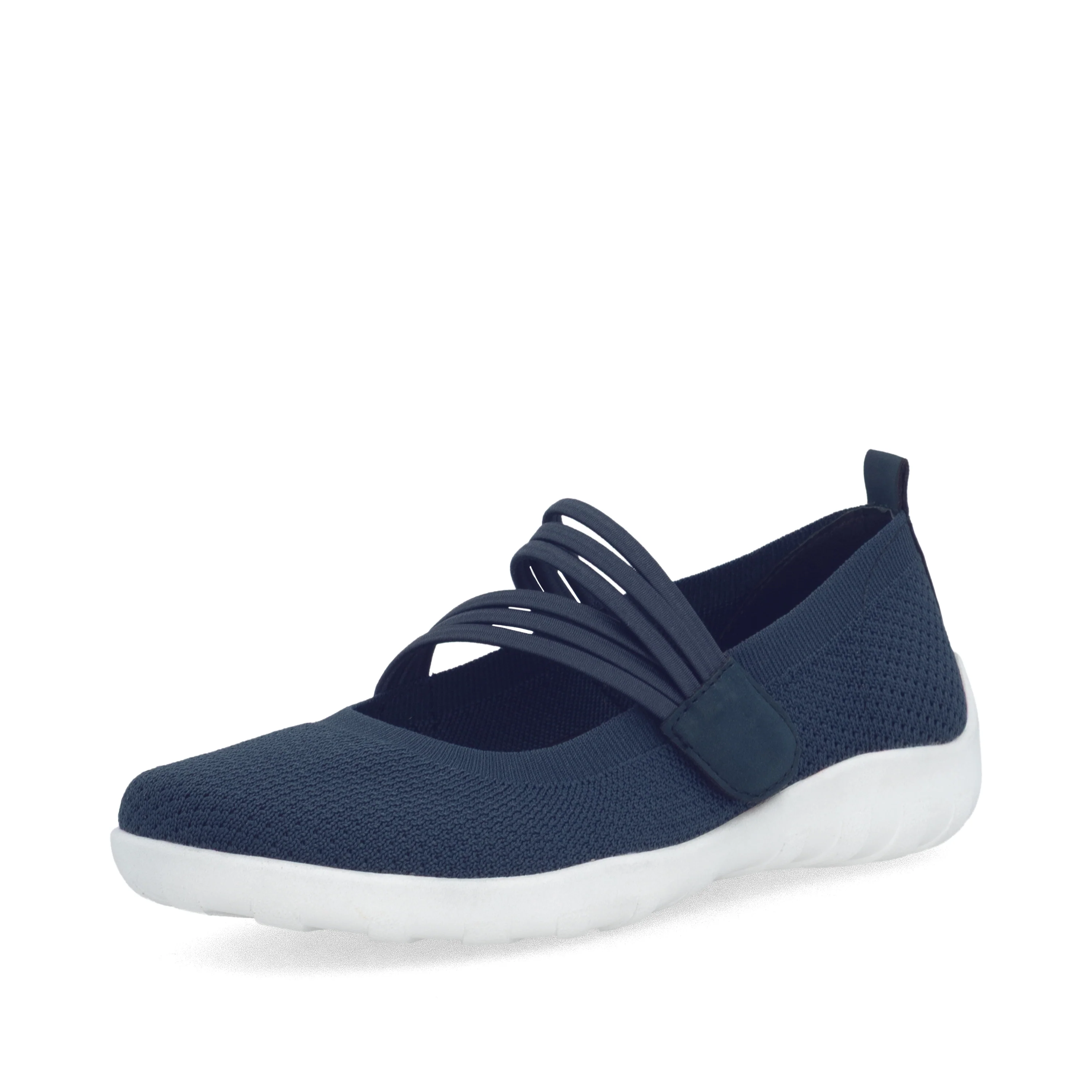 remonte Women's Ballerina Shoe - Blue | R3519-14 - Image 2