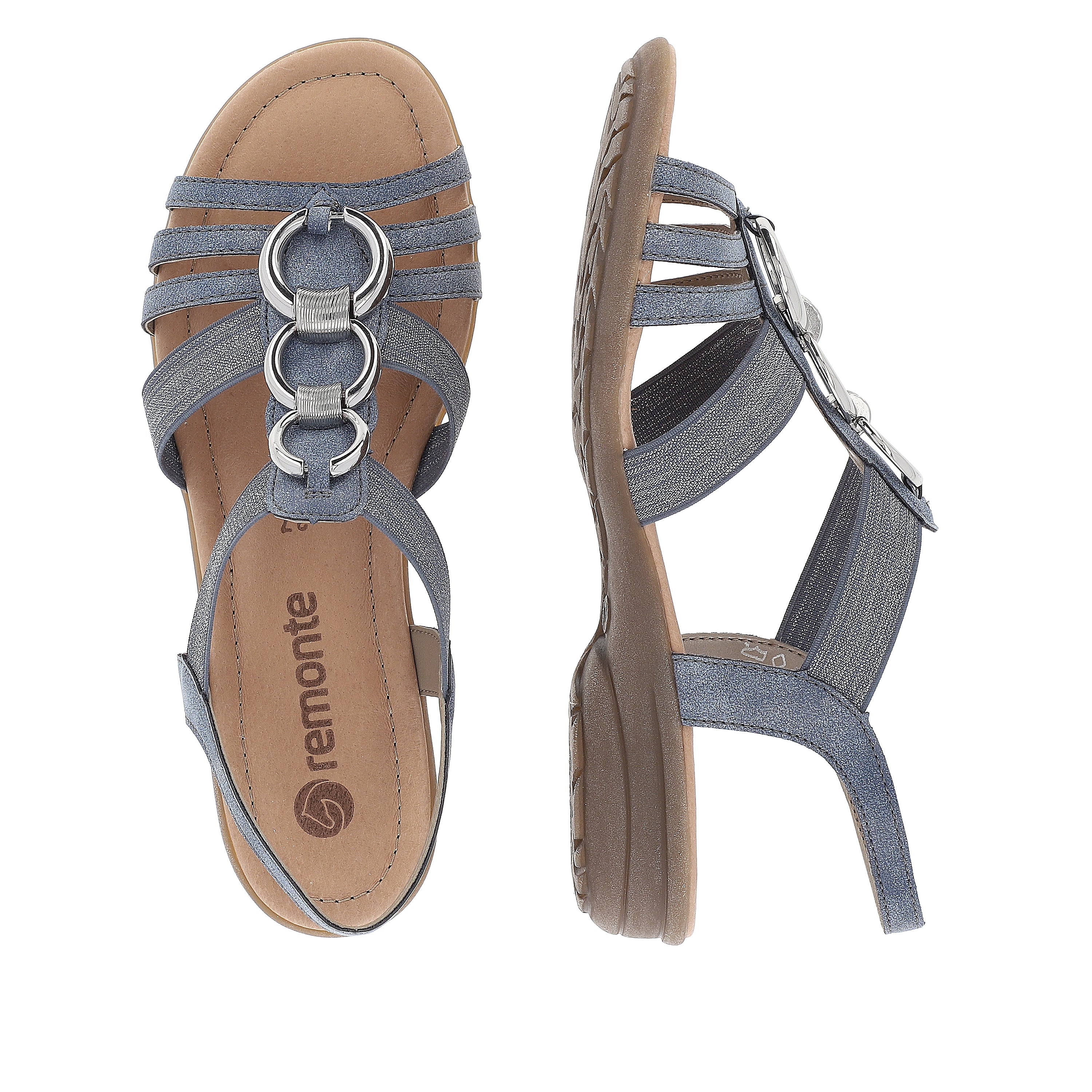 remonte Women's Sandal - Blue | R3605-12 - Image 17