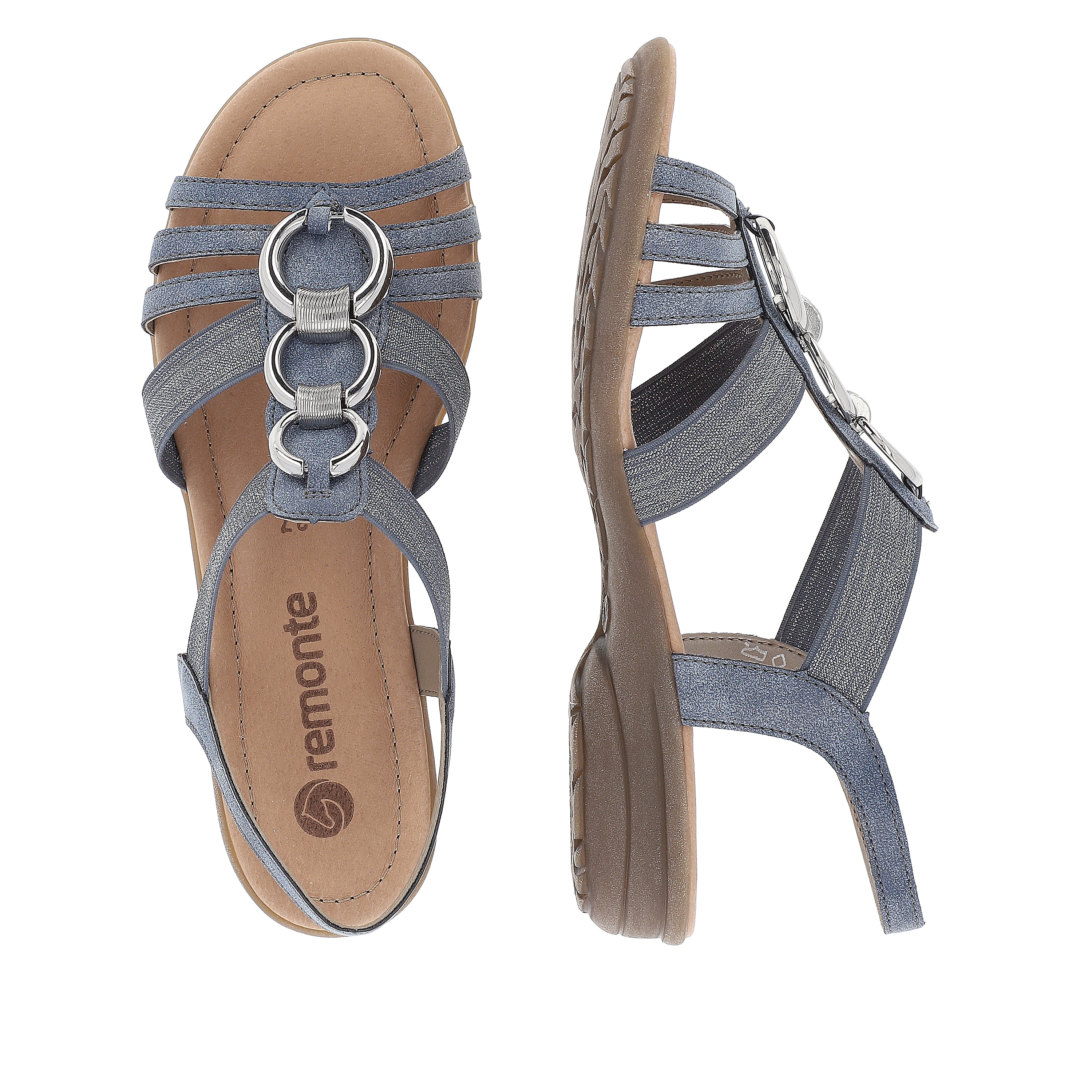 remonte Women's Sandal - Blue | R3605-12 - Image 18