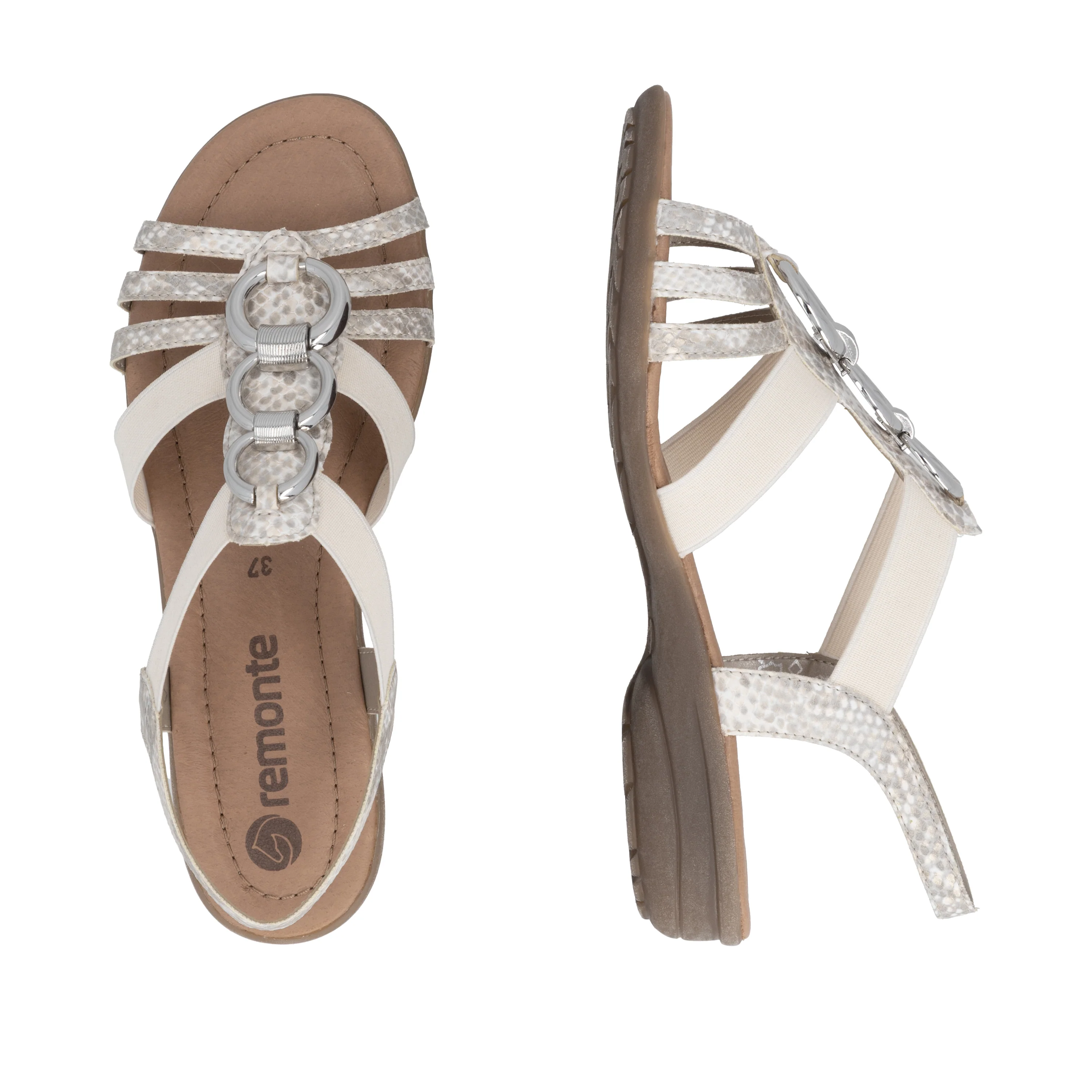 remonte Women's Sandal - Metallic | R3605-90 - Image 18