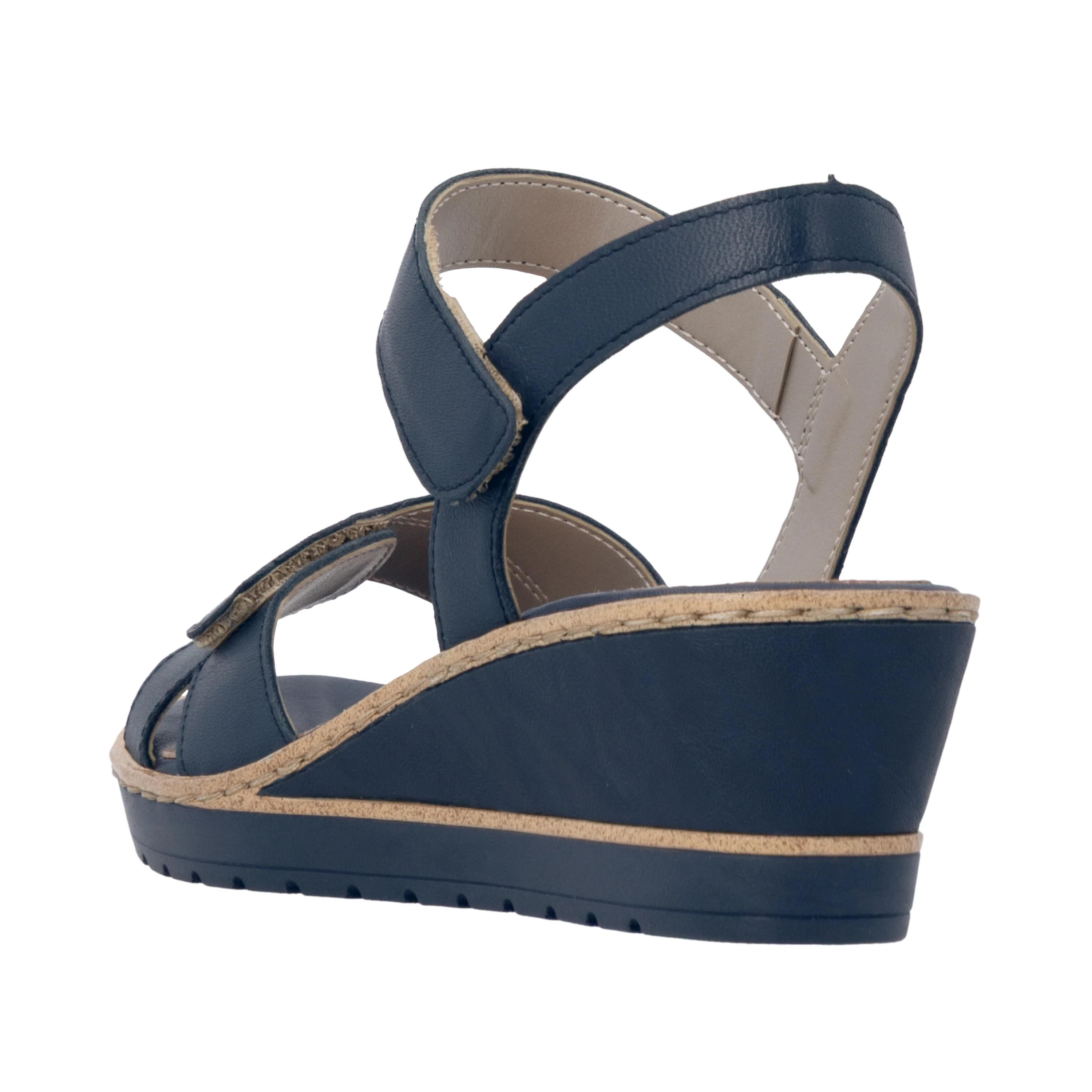 remonte Women's Wedge Sandal - Blue | R6252-16 - Image 5