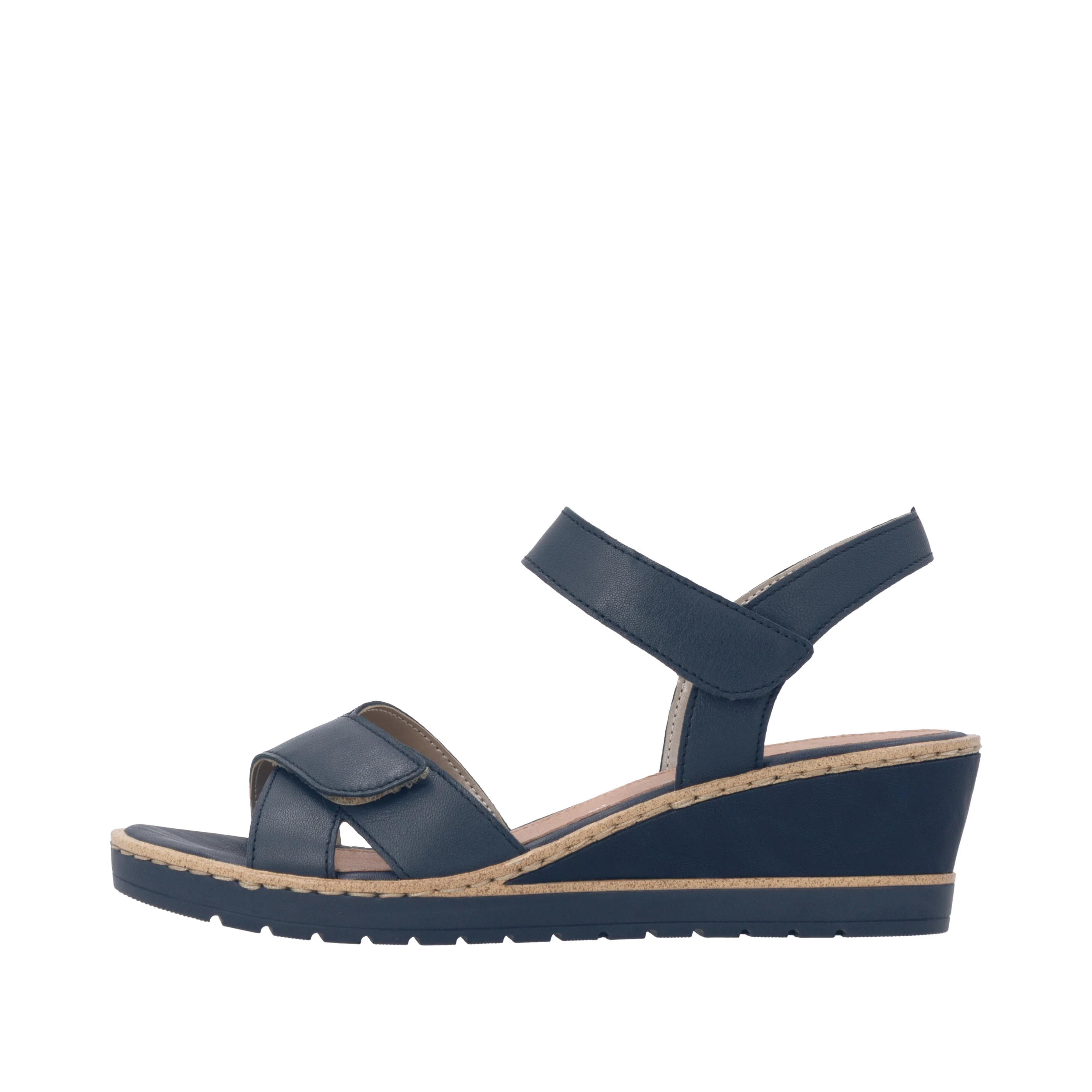 remonte Women's Wedge Sandal - Blue | R6252-16 - Image 9