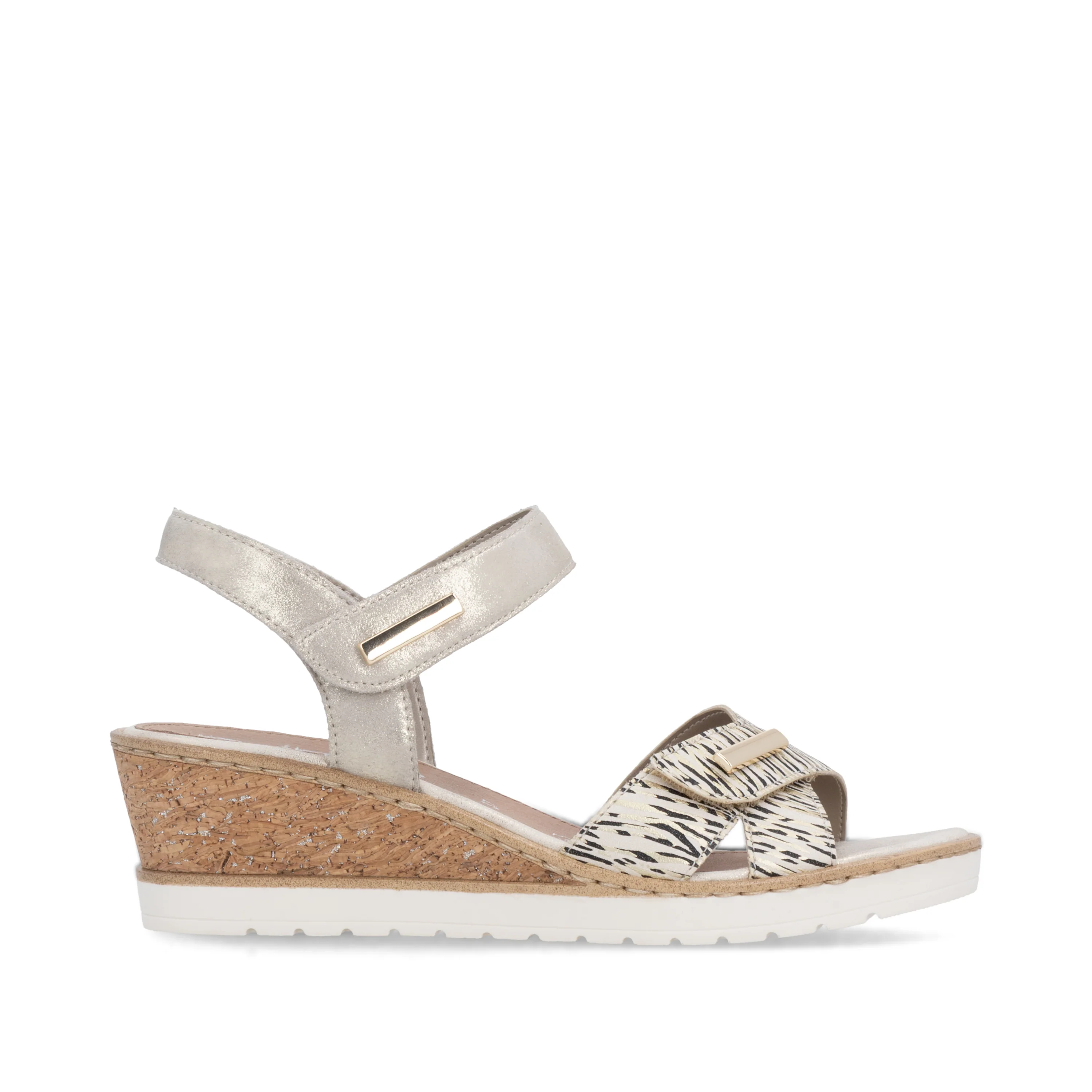 remonte Women's Wedge Sandal - Gold | R6266-90 - Image 22