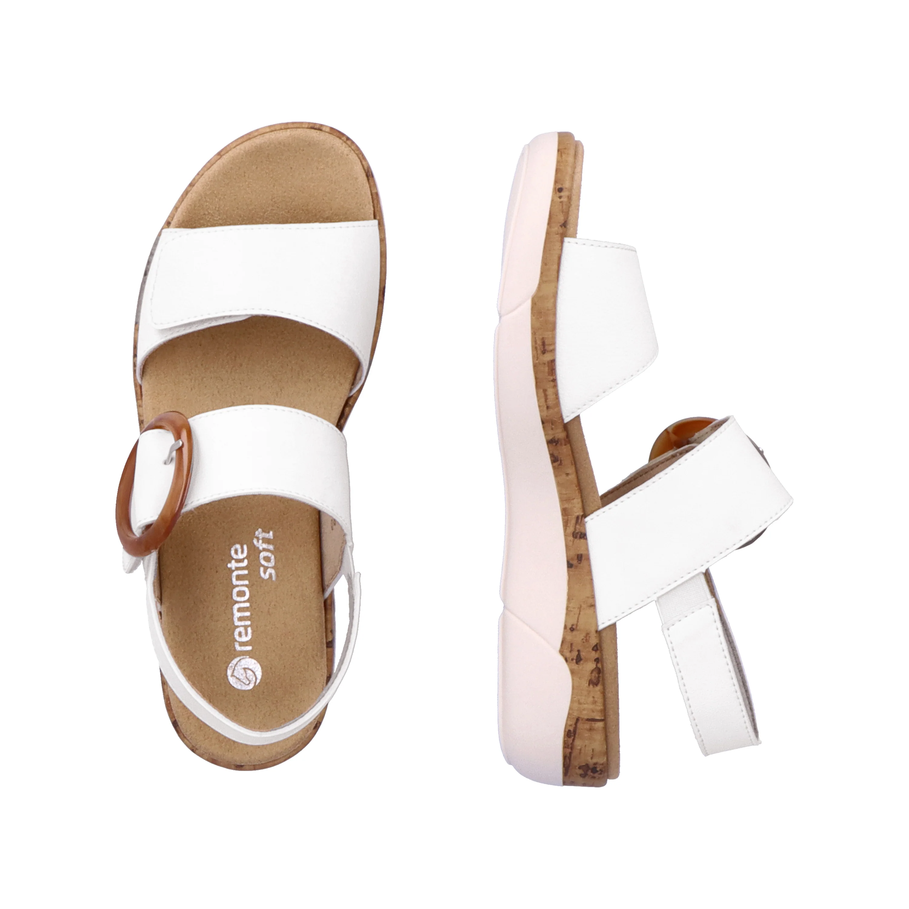 remonte Women's Sandal - White | R6853-80 - Image 17
