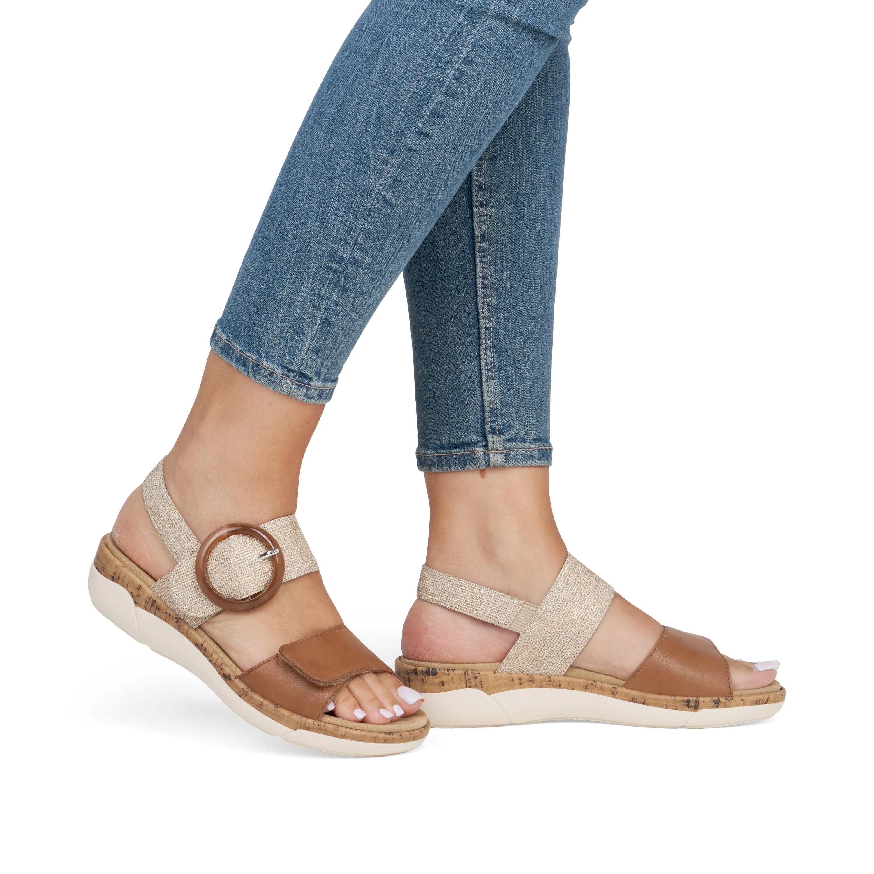 remonte Women's Sandal - Metallic | R6853-90 - Image 20