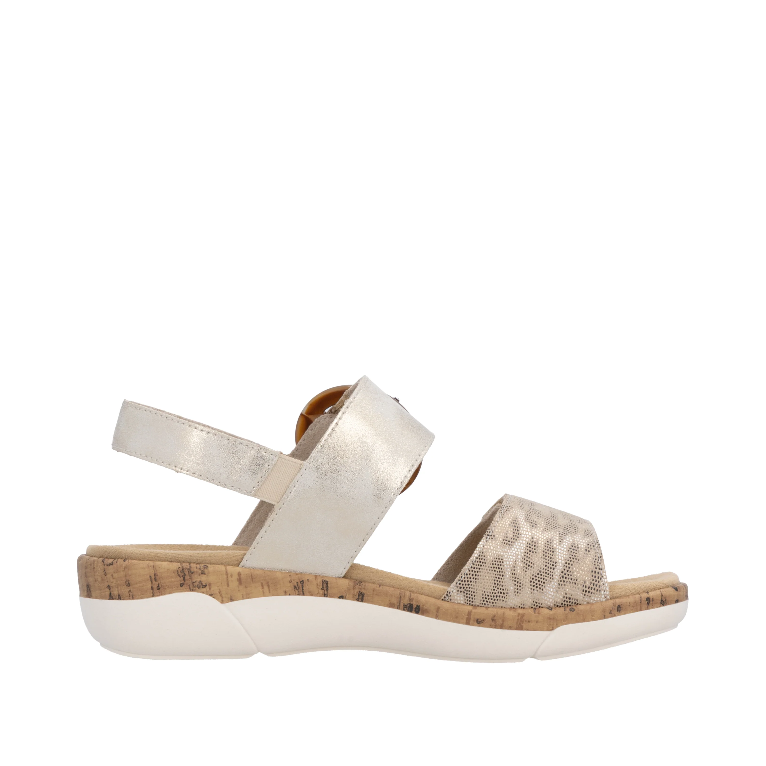 remonte Women's Sandal - Gold | R6853-94 - Image 3