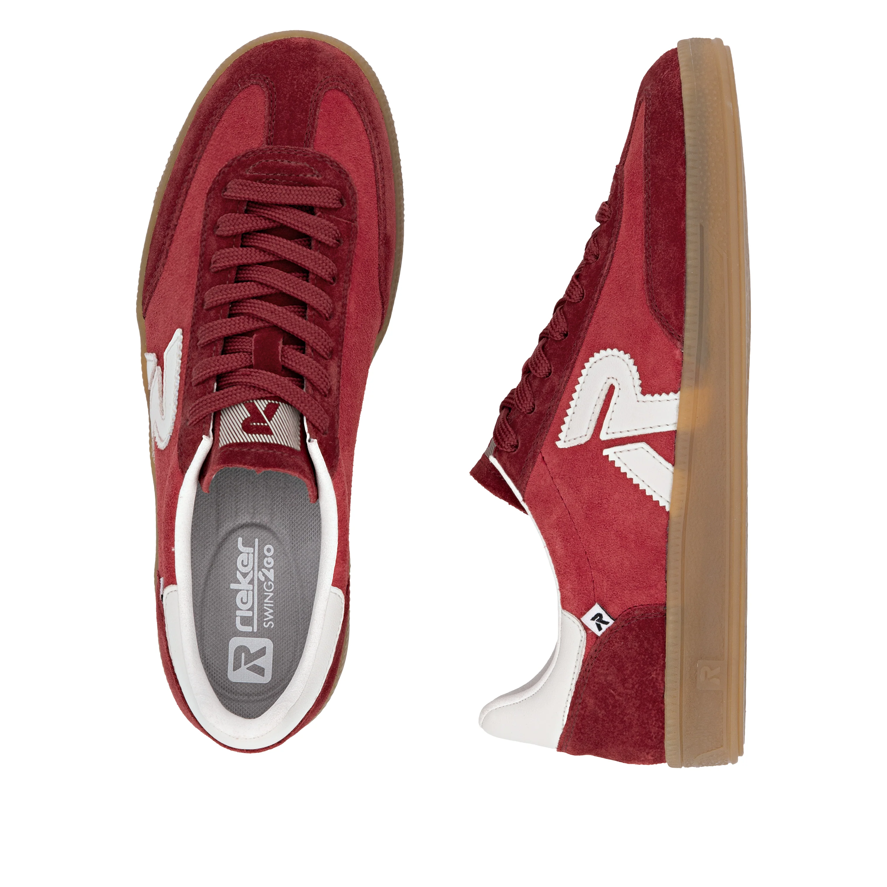 Rieker Sport Woman's Shoes - Red | W2200-33 - Image 9