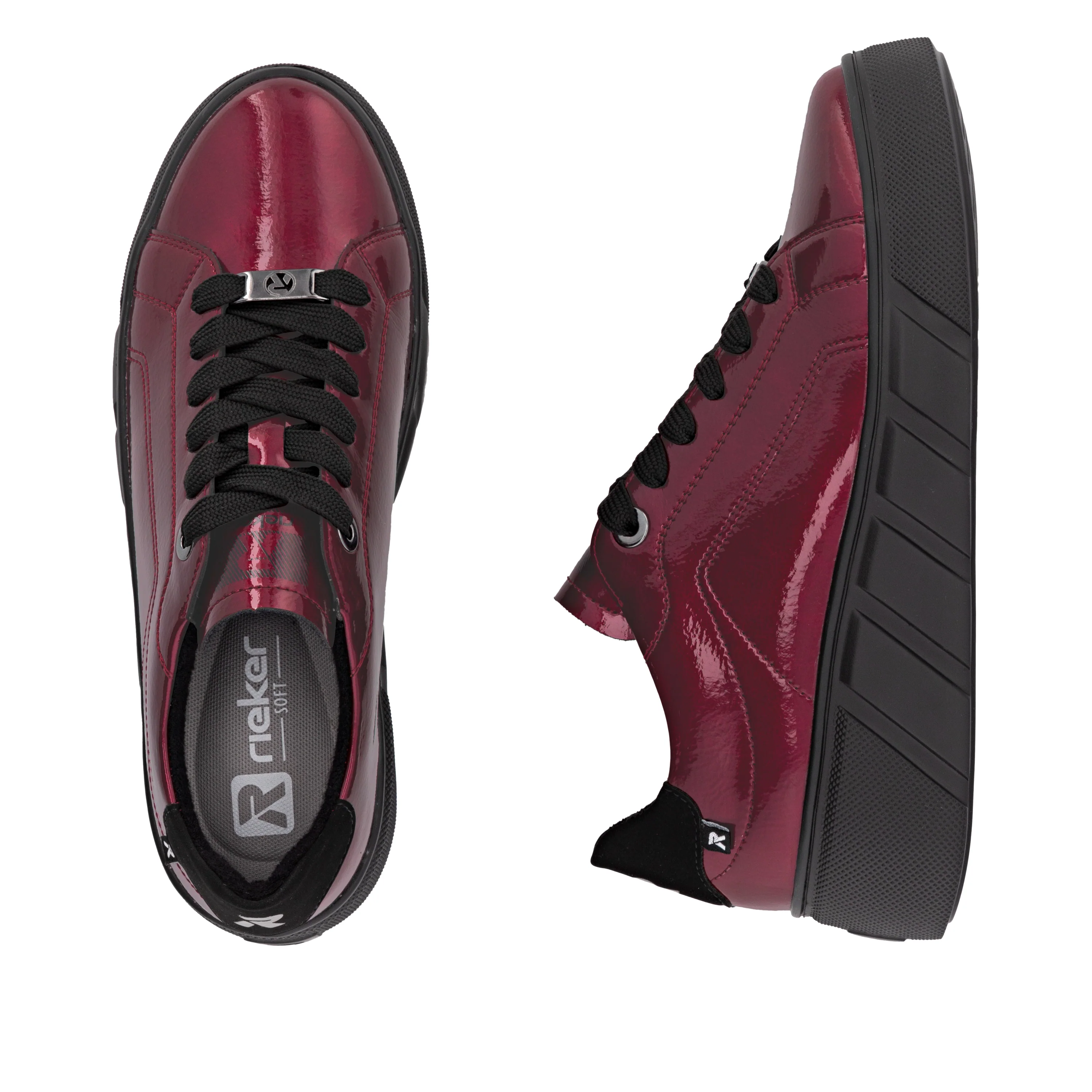 Rieker Sport Woman's Shoes - Red | W2601-35 - Image 9