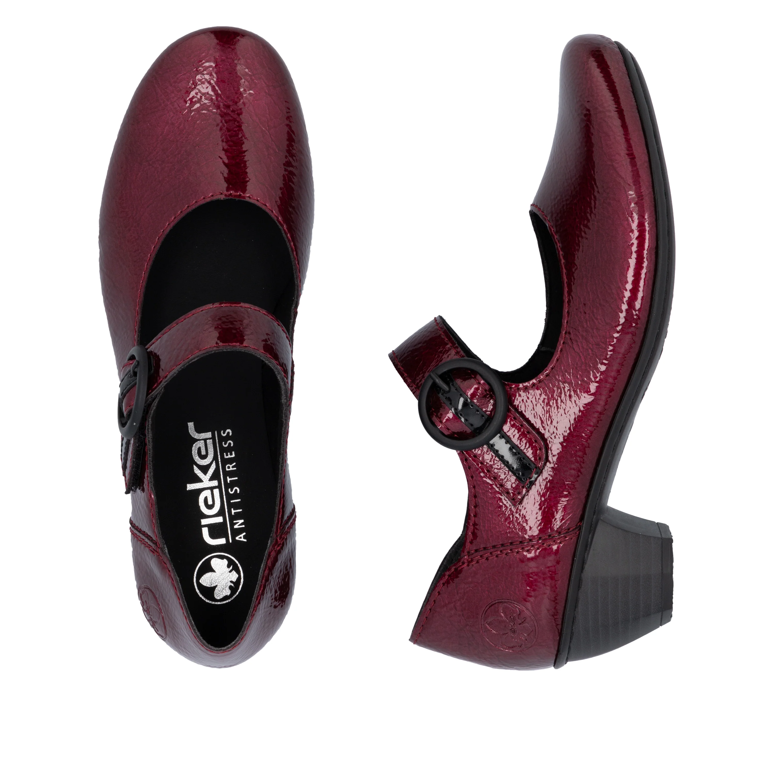 Rieker Woman's Shoes - Red | 41756-33 - Image 9