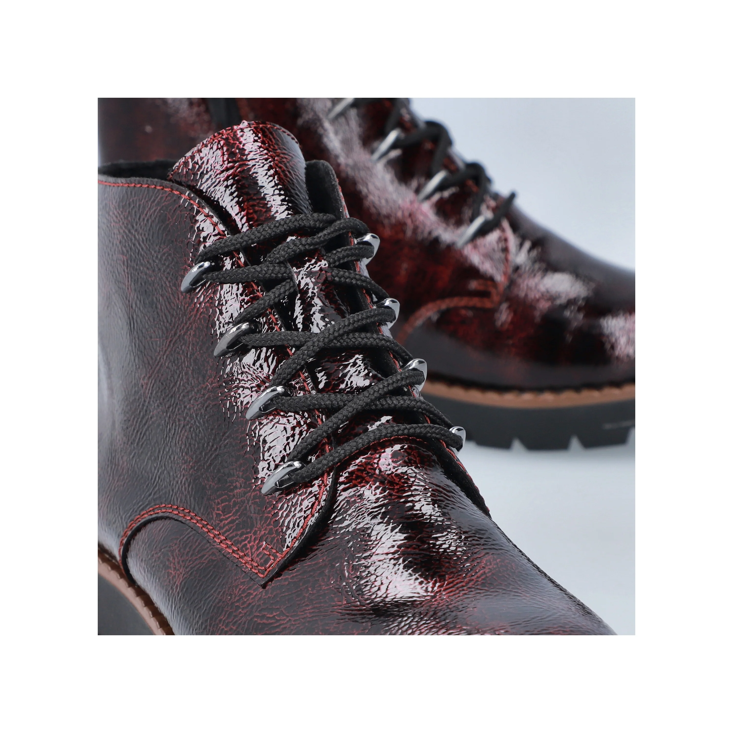 Rieker Woman's Boots - Red | 44902-35 - Image 10