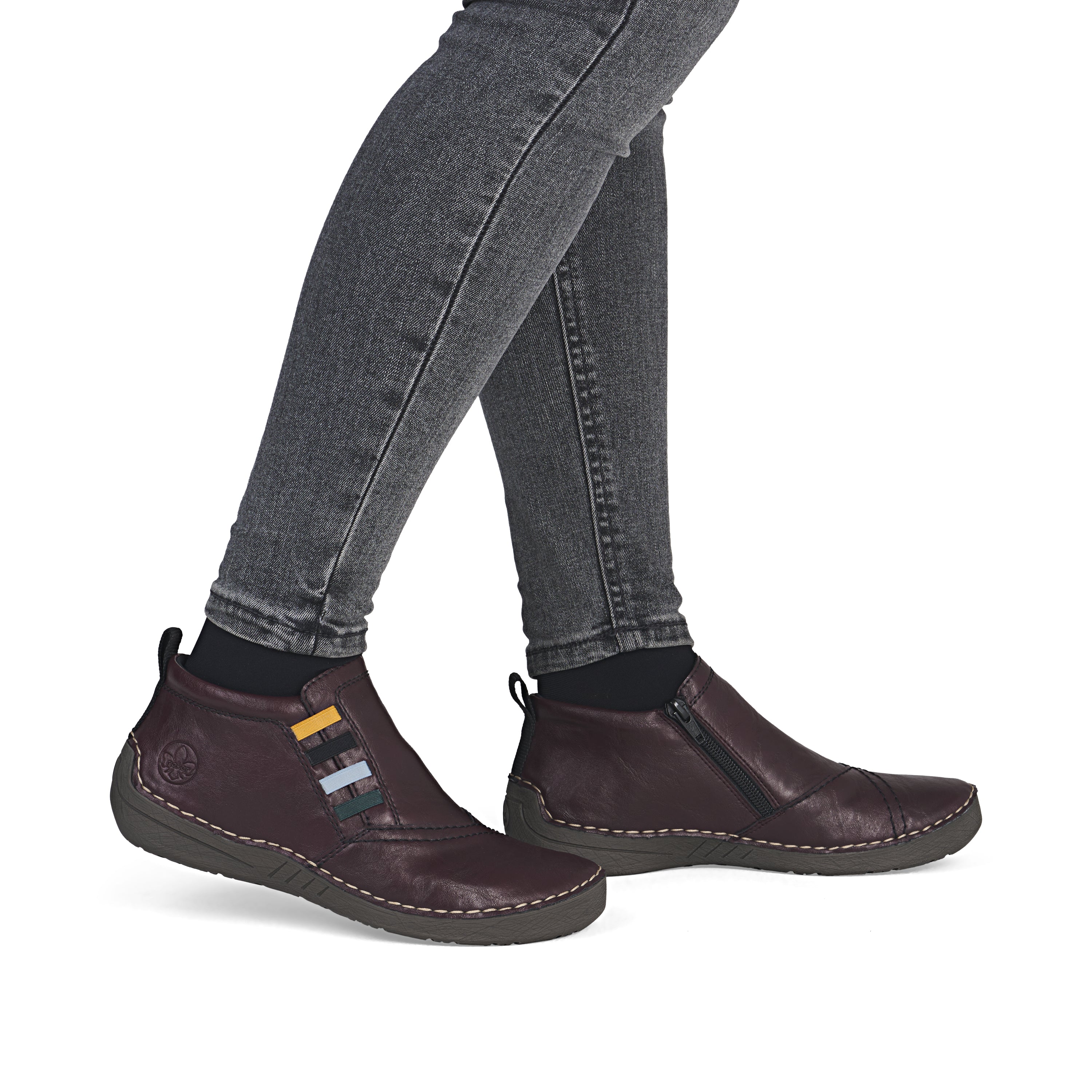 Rieker Woman's Boots - Red | 52584-30 - Image 10
