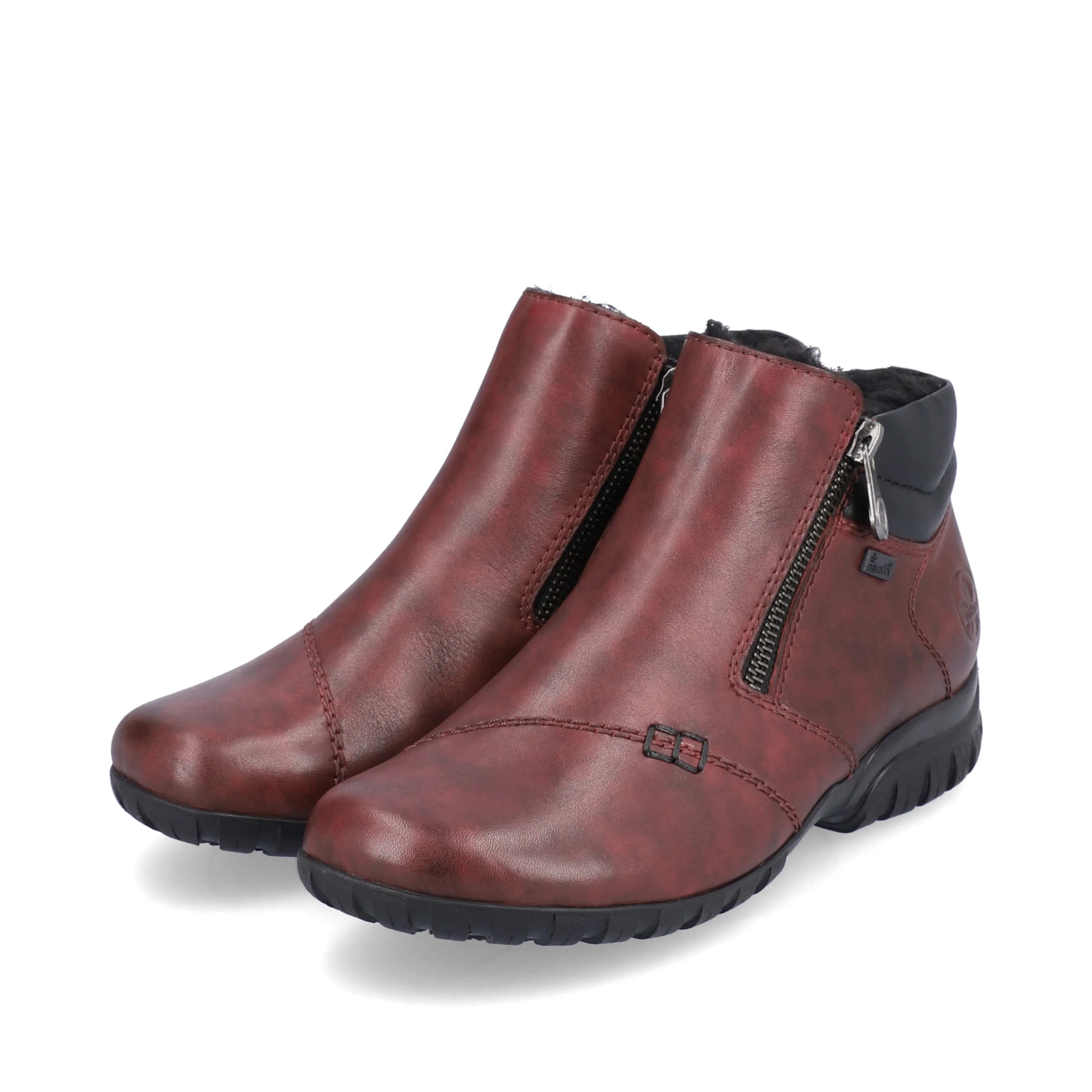 Rieker Woman's Boots - Red | L4655-35 - Image 8