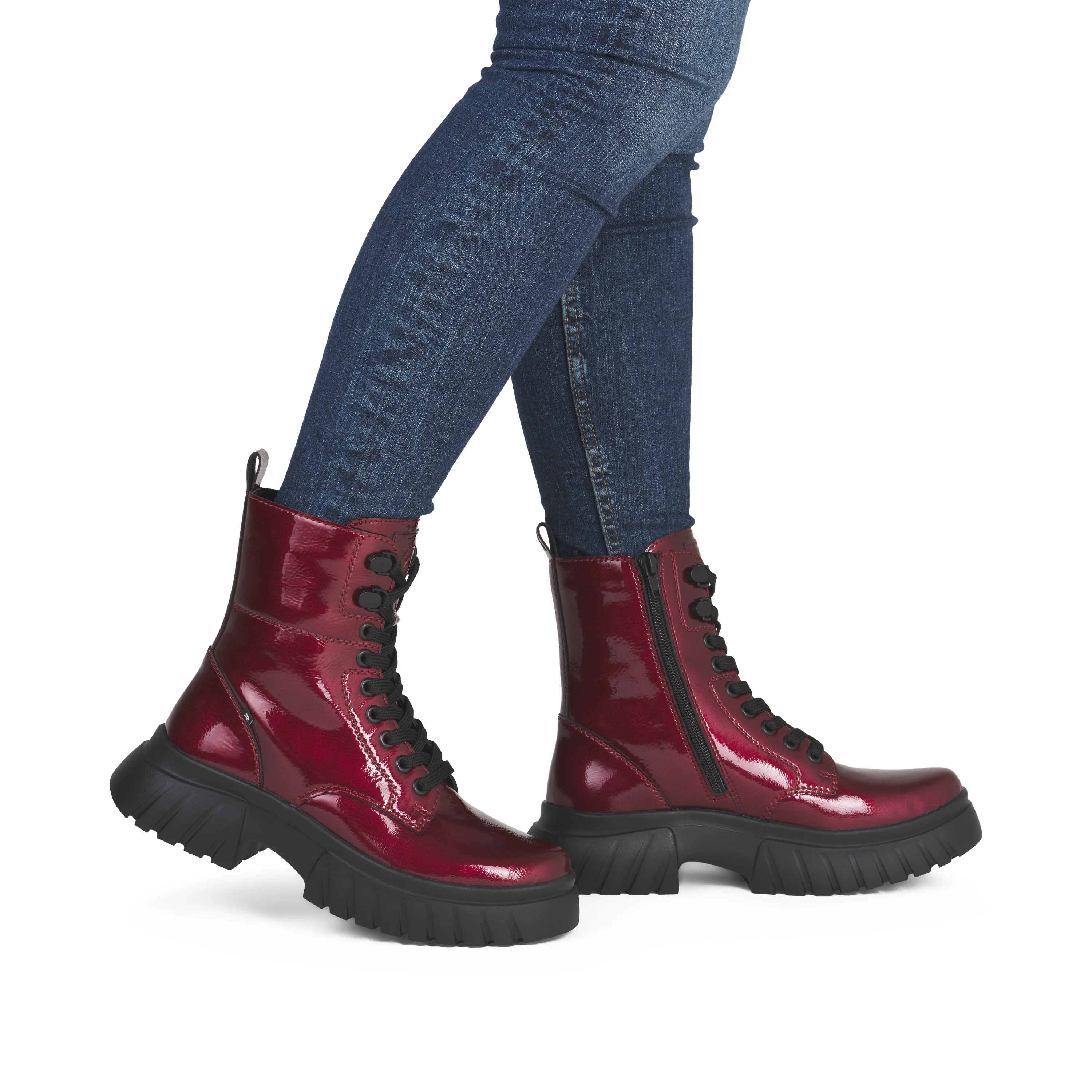 Rieker Sport Woman's Boots - Red | W1870-35 - Image 10