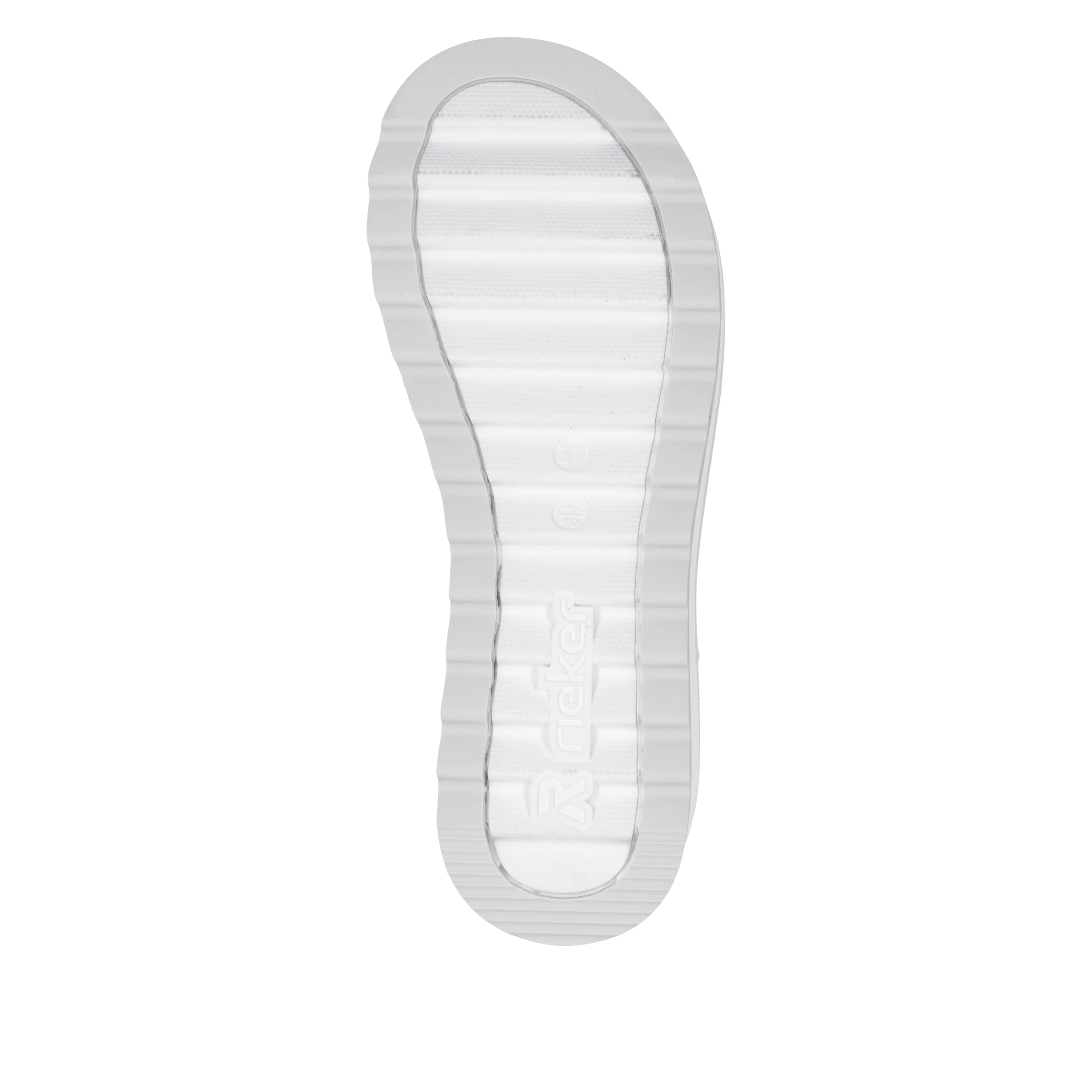 Rieker Sport Woman's Sandal - Silver/Platinum | W3053-90 - Image 7