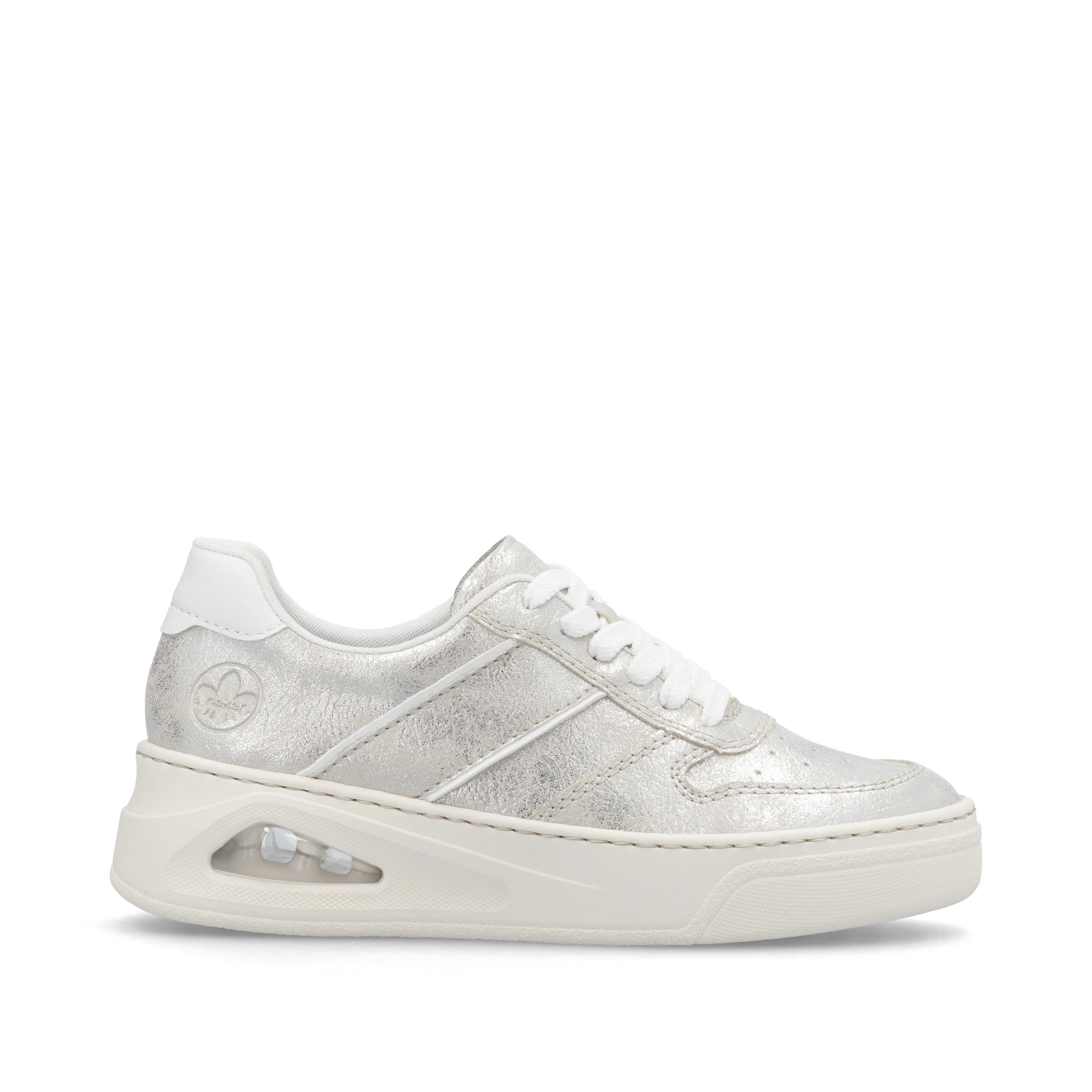 Rieker Woman's Shoes - Silver/Platinum | N6402-40 - Image 11