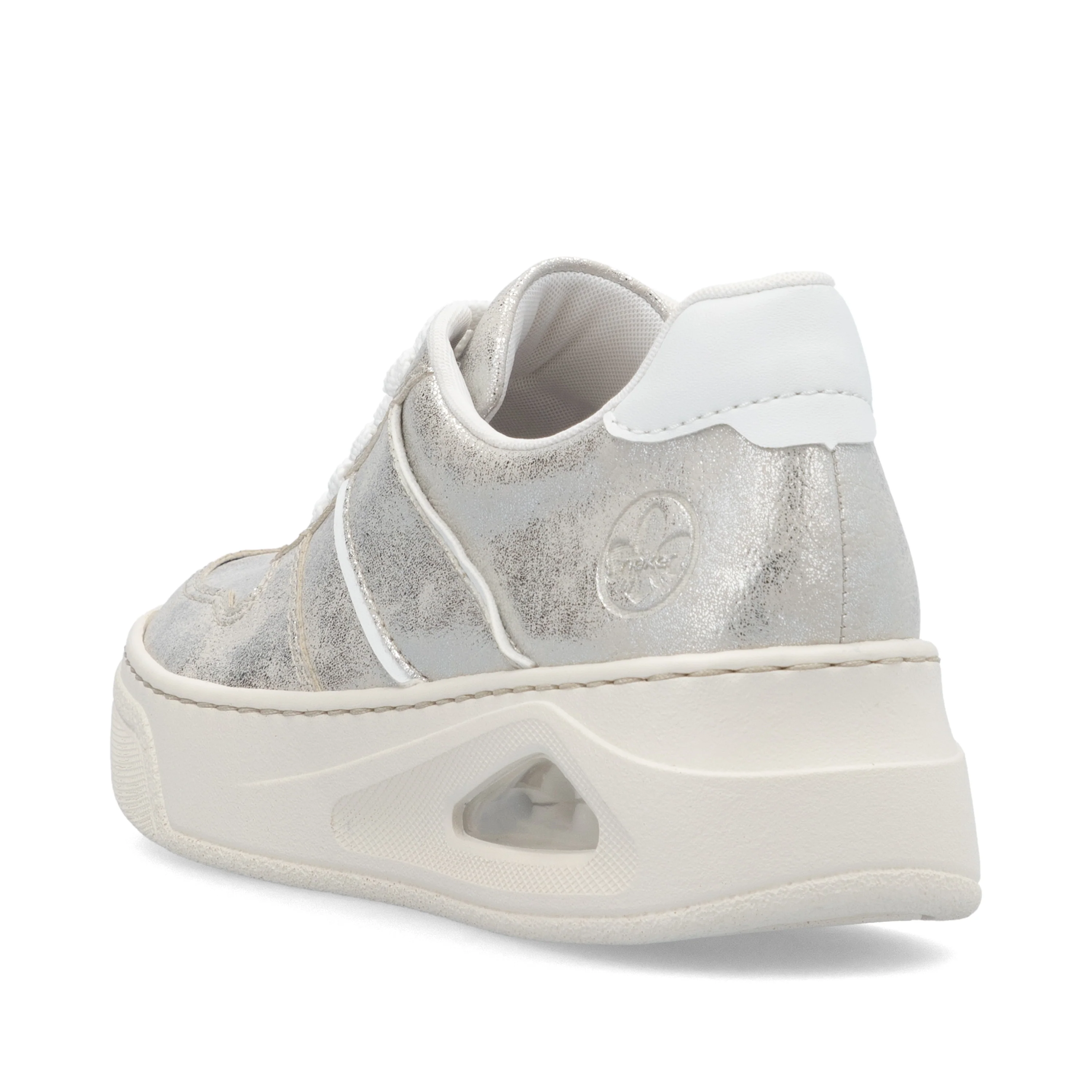 Rieker Woman's Shoes - Silver/Platinum | N6402-40 - Image 3