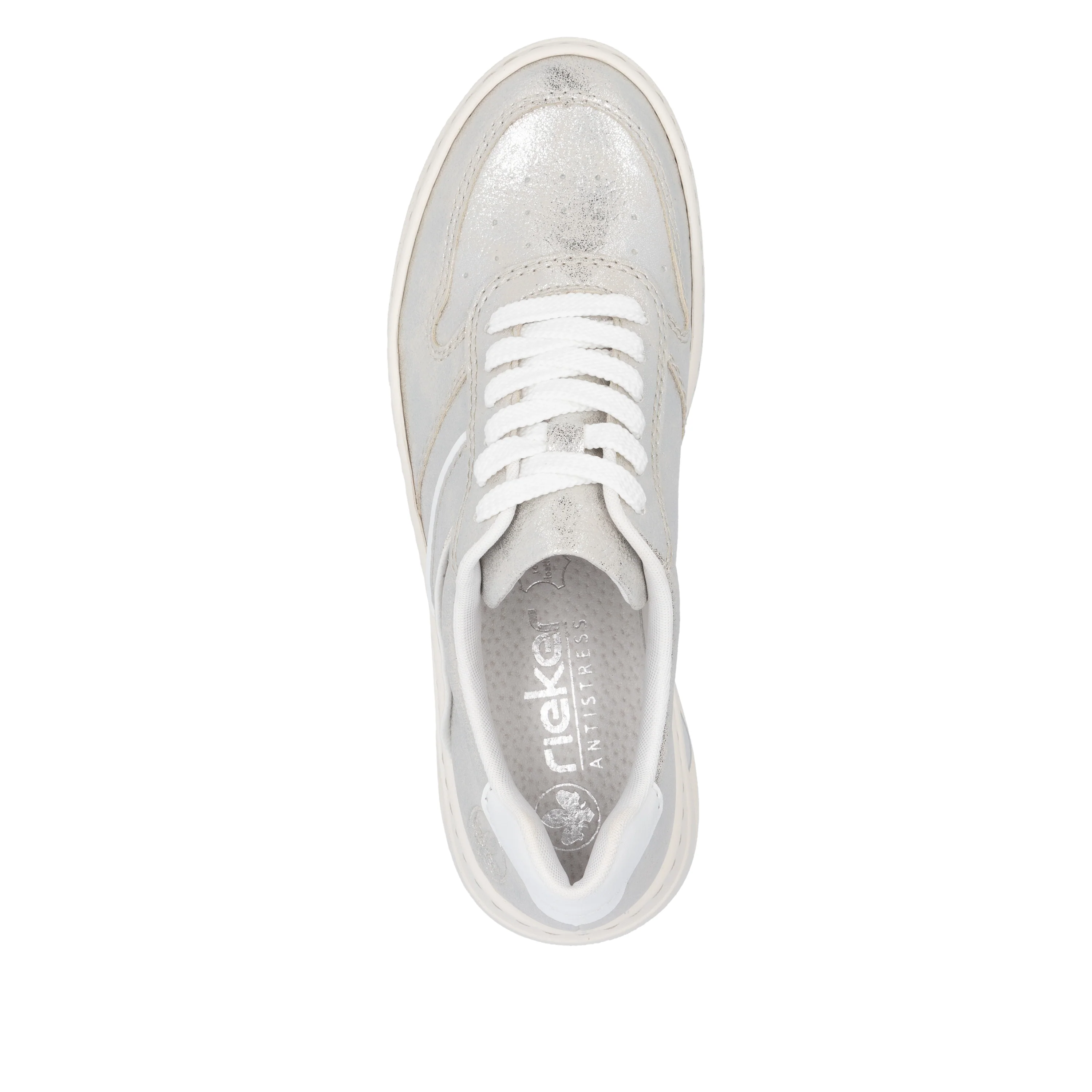 Rieker Woman's Shoes - Silver/Platinum | N6402-40 - Image 4
