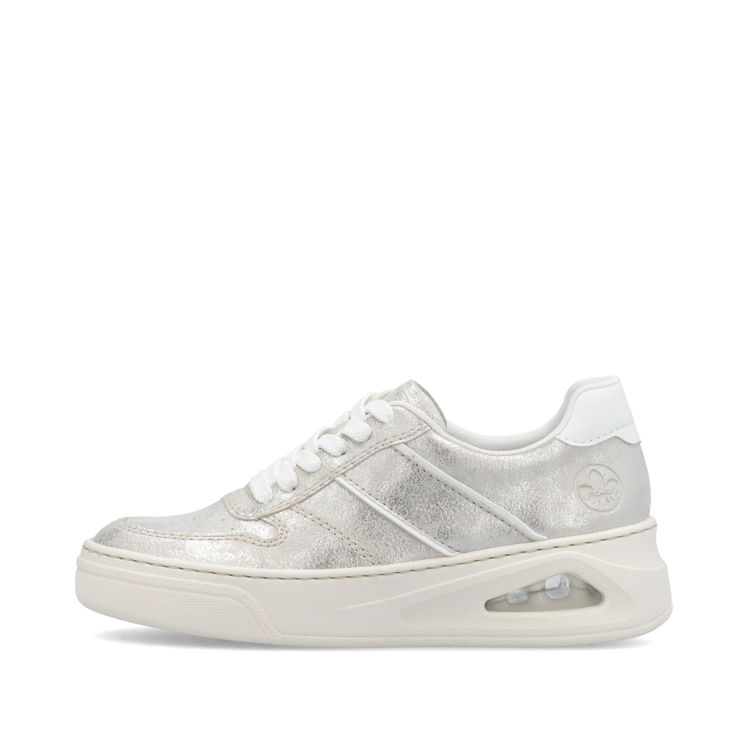 Rieker Woman's Shoes - Silver/Platinum | N6402-40 - Image 5