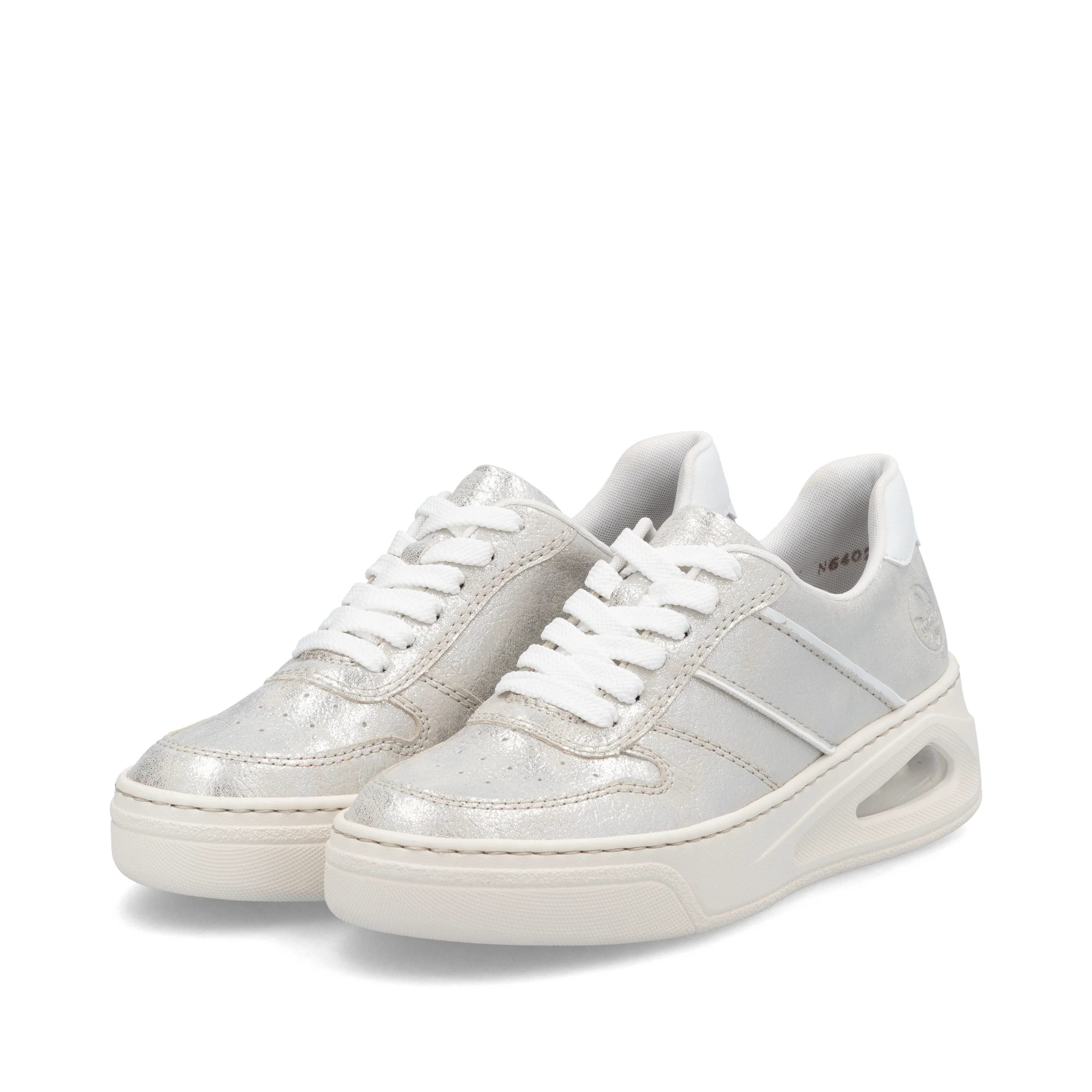 Rieker Woman's Shoes - Silver/Platinum | N6402-40 - Image 8