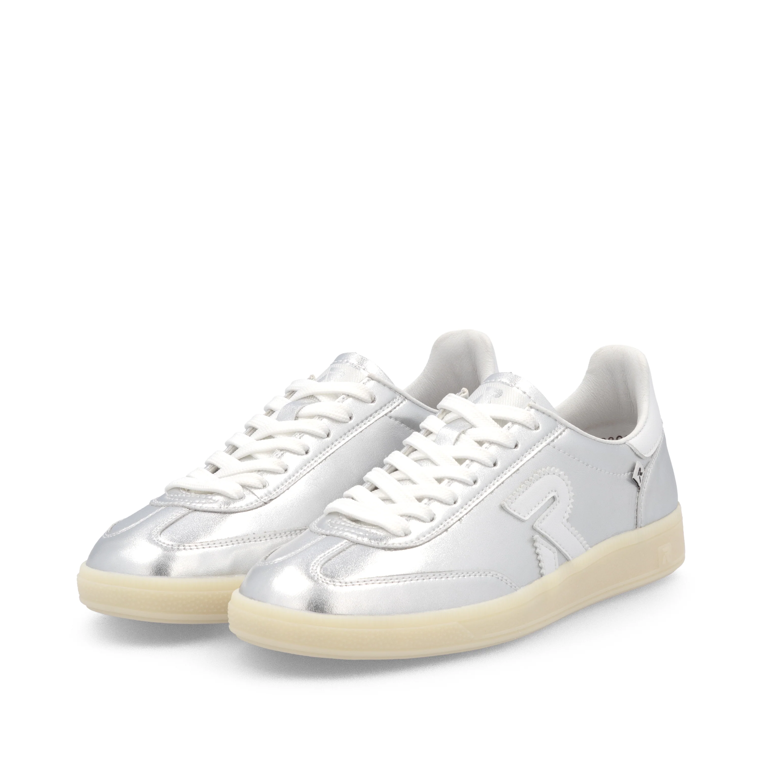 Rieker Sport Woman's Shoes - Silver/Platinum | W2200-90 - Image 8