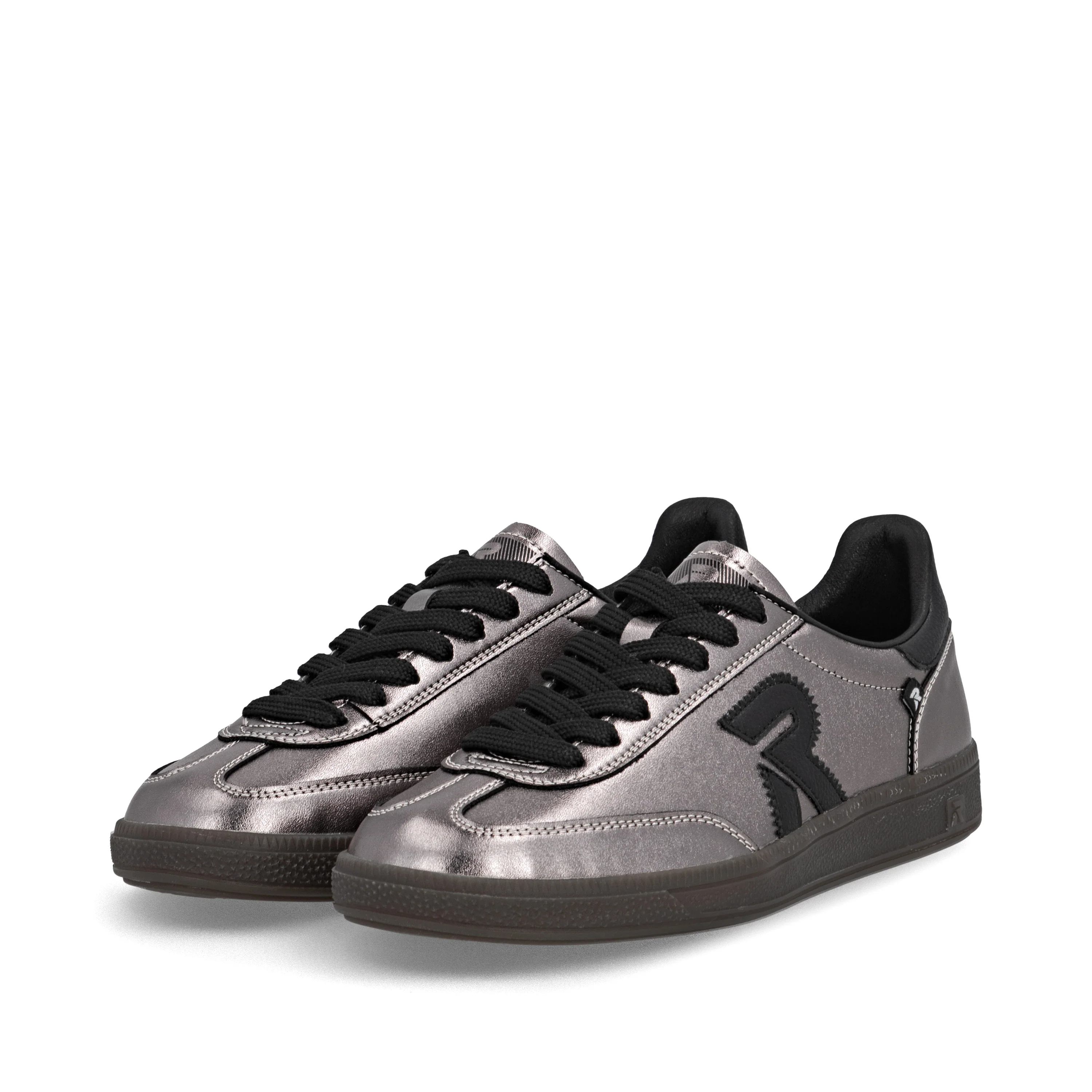 Rieker Sport Woman's Shoes - Silver/Platinum | W2200-91 - Image 8