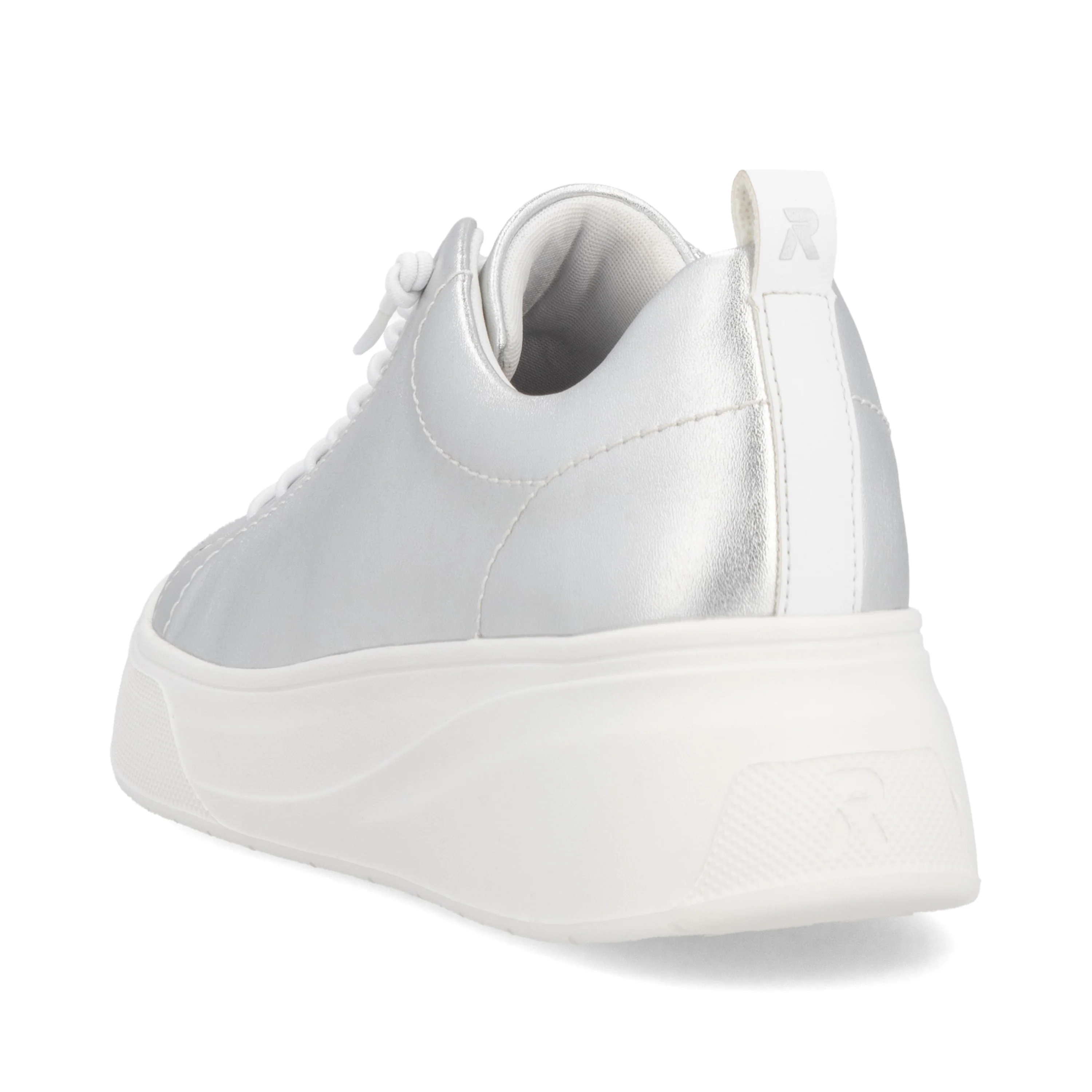 Rieker Sport Woman's Shoes - Silver/Platinum | W2301-90 - Image 3