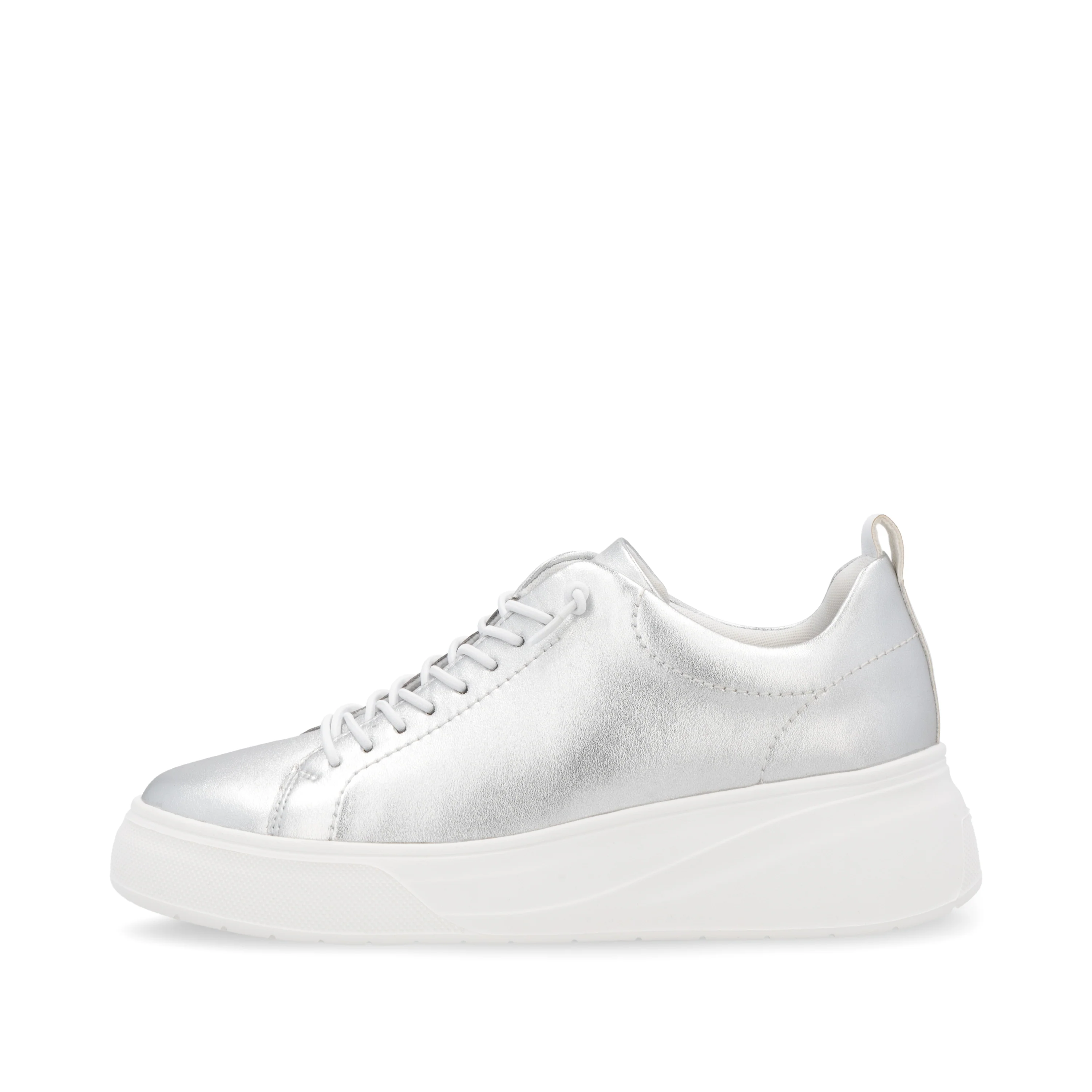 Rieker Sport Woman's Shoes - Silver/Platinum | W2301-90 - Image 5