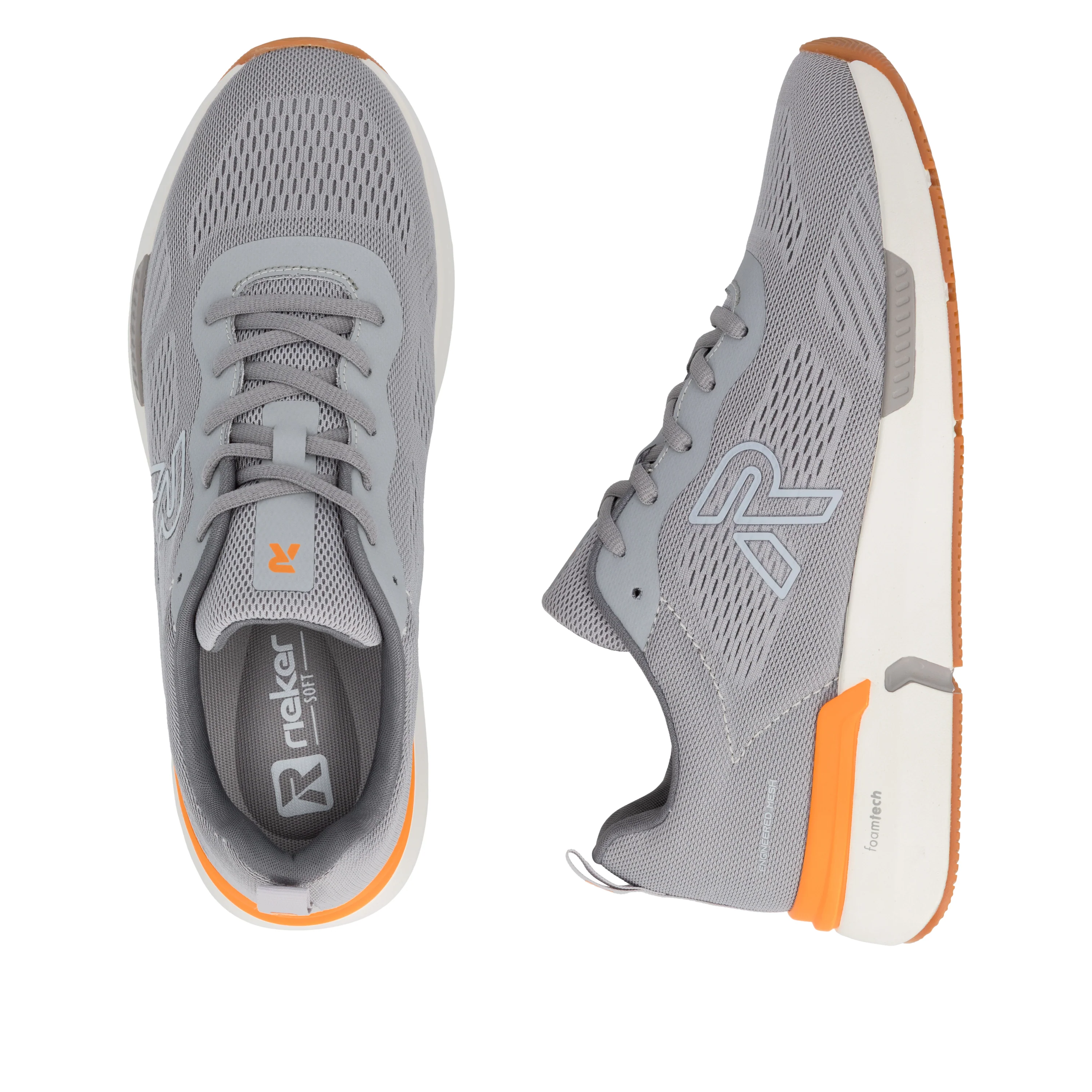 Rieker Sport Men's Trainer - Grey | U1404-40 - Image 17