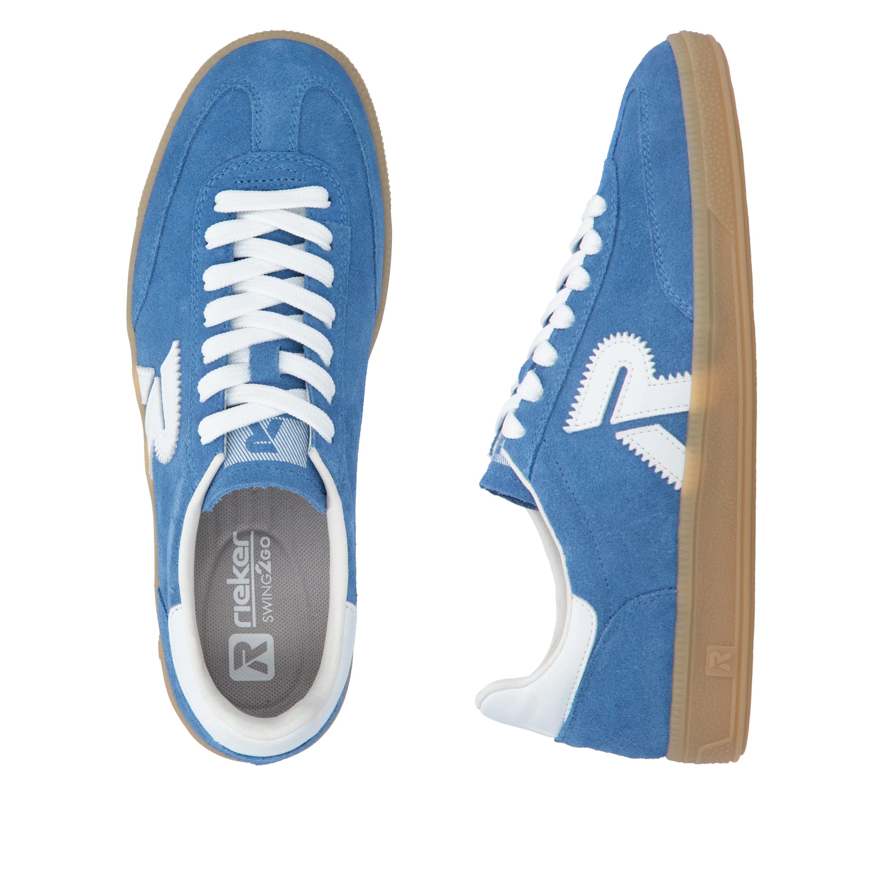 Rieker Sport Men's Trainer - Blue | U2200-12 - Image 17