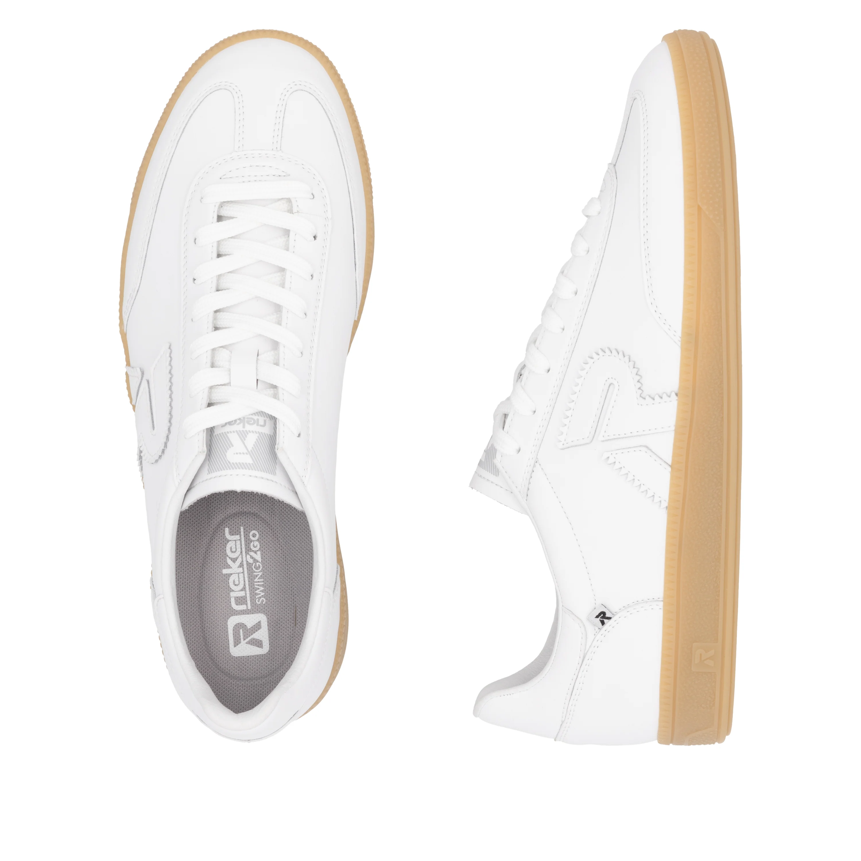Rieker Sport Men's Trainer - White | U2200-80 - Image 9