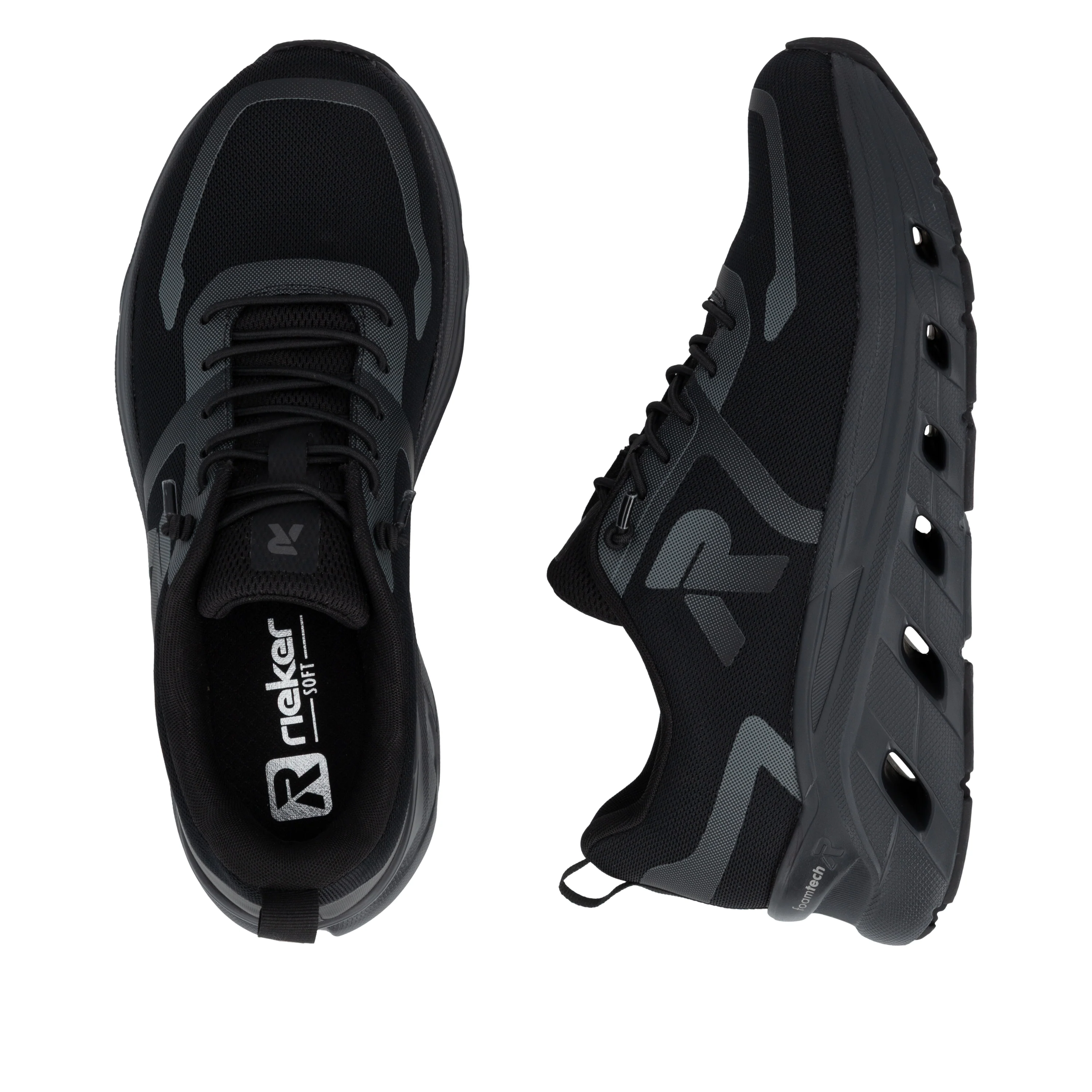 Rieker Sport Men's Trainer - Black | U3504-00 - Image 19