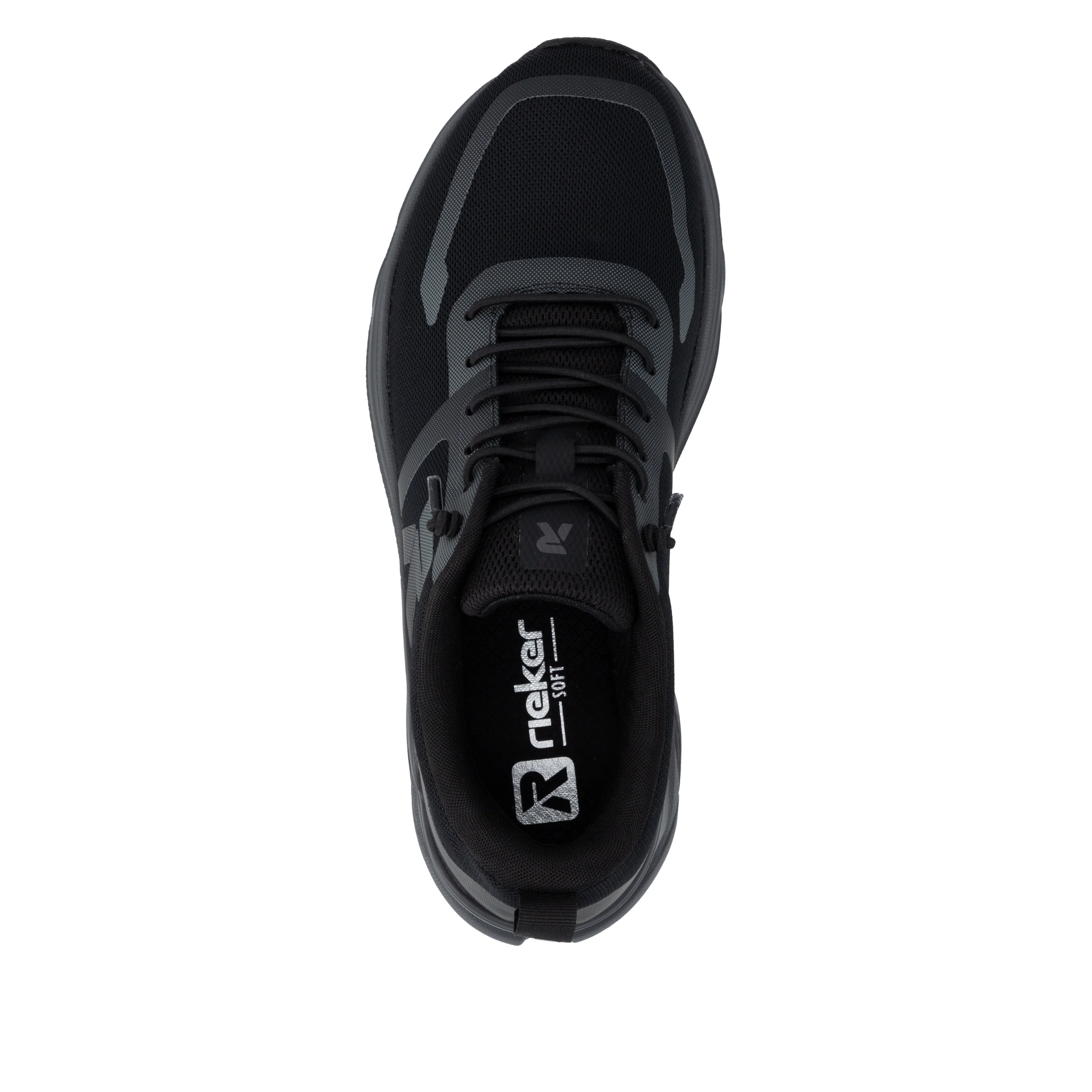 Rieker Sport Men's Trainer - Black | U3504-00 - Image 8