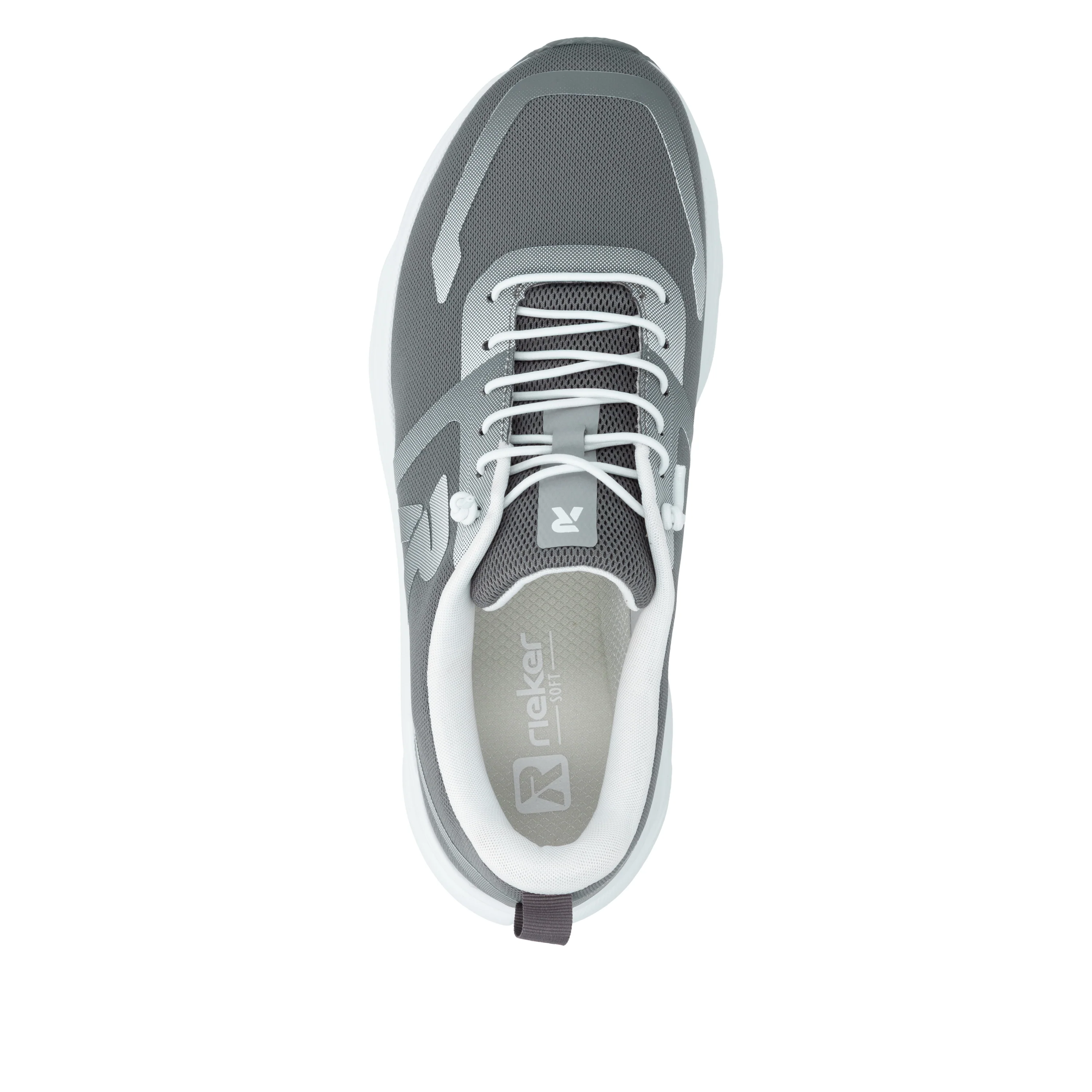 Rieker Sport Men's Trainer - Grey | U3504-45 - Image 7