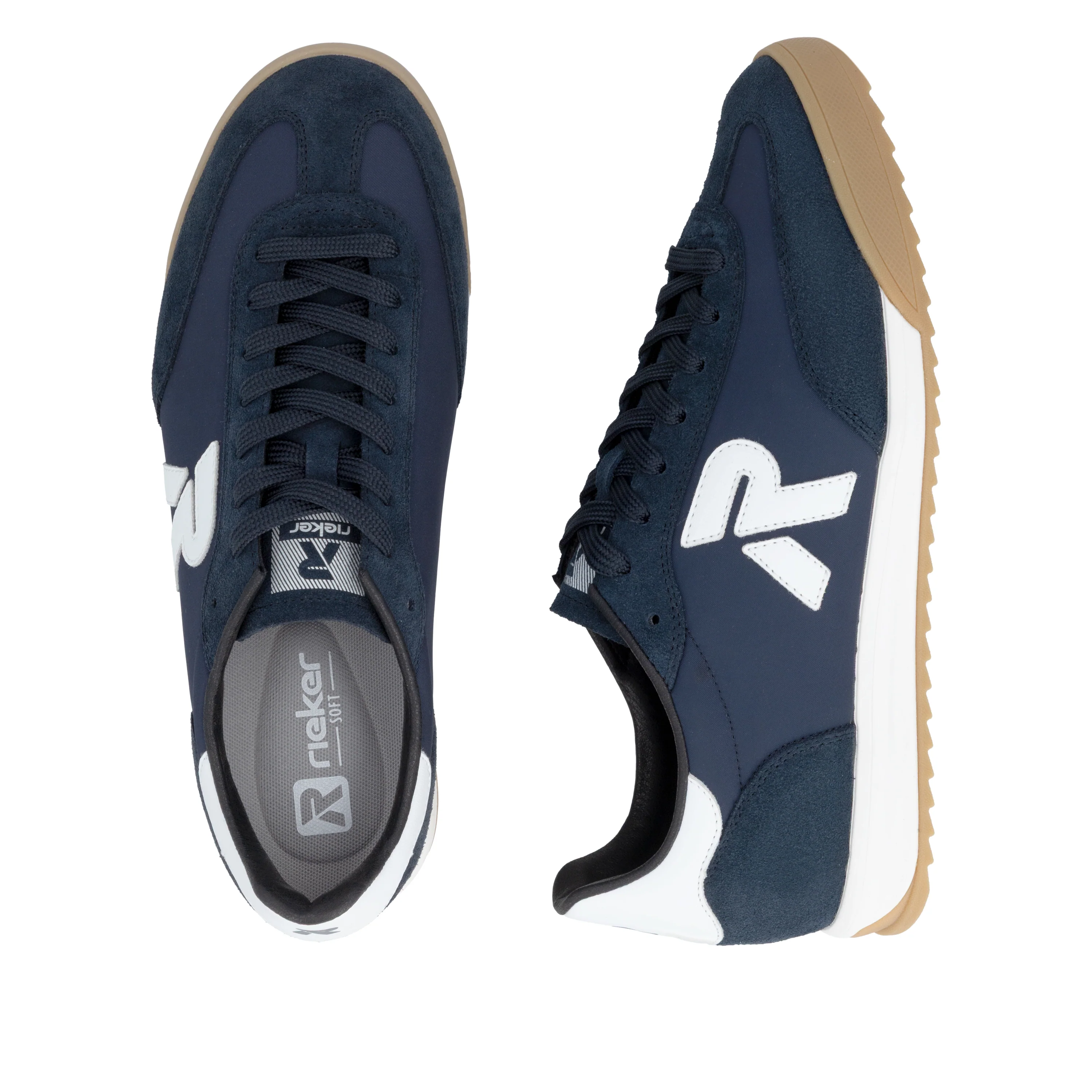 Rieker Sport Men's Trainer - Blue | U4000-14 - Image 17