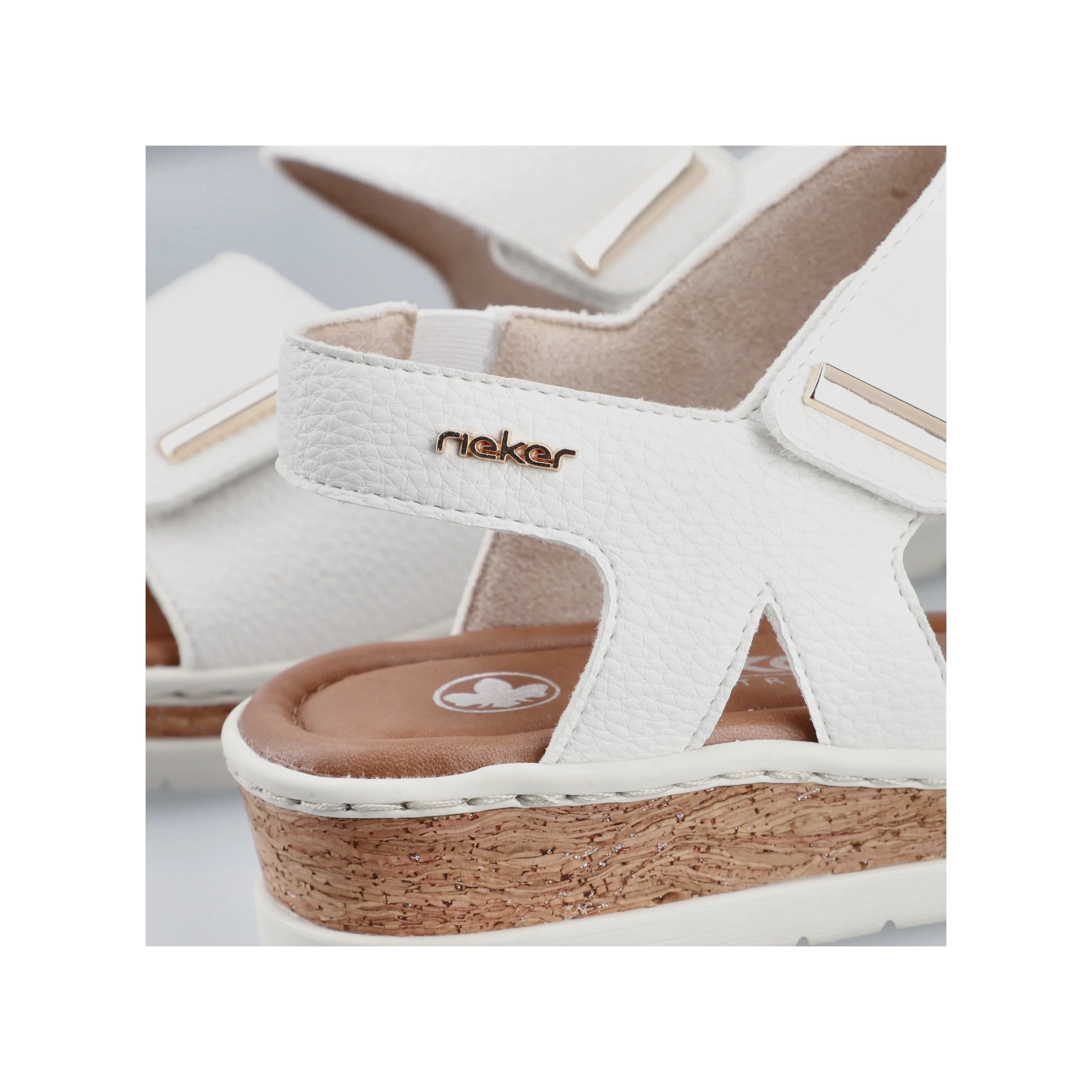 Rieker Women's Sandal - White | V4181-80 - Image 20