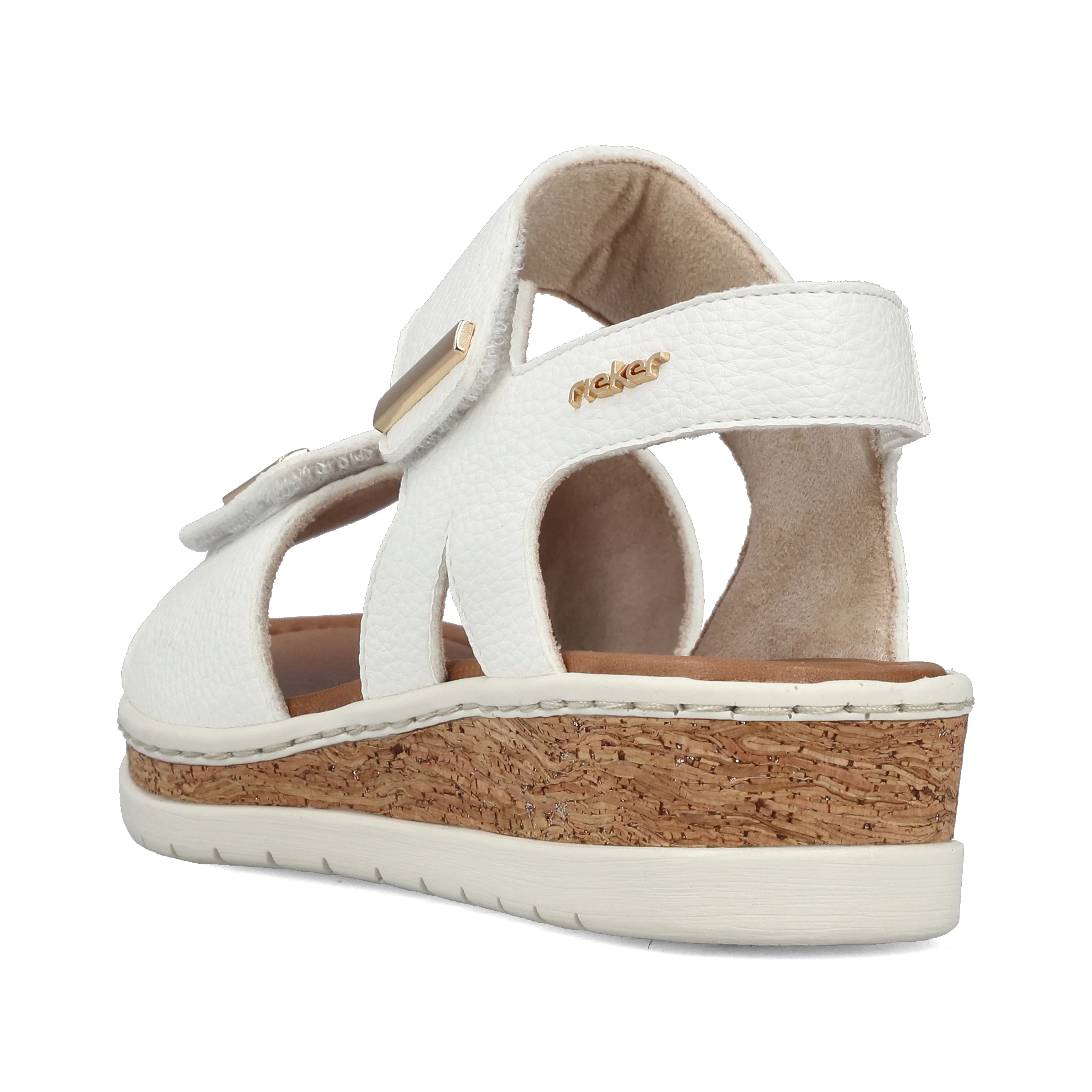 Rieker Women's Sandal - White | V4181-80 - Image 6
