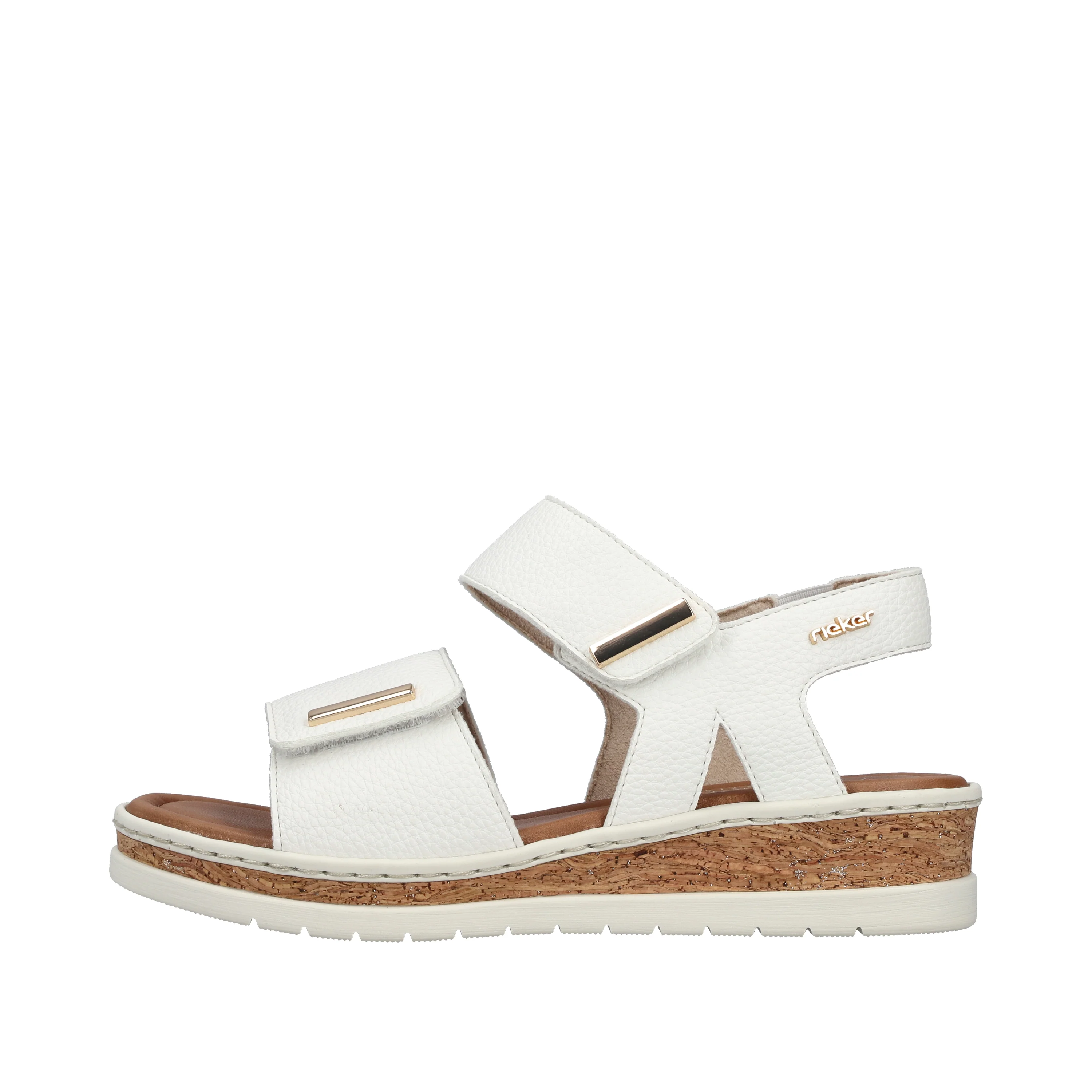 Rieker Women's Sandal - White | V4181-80 - Image 9