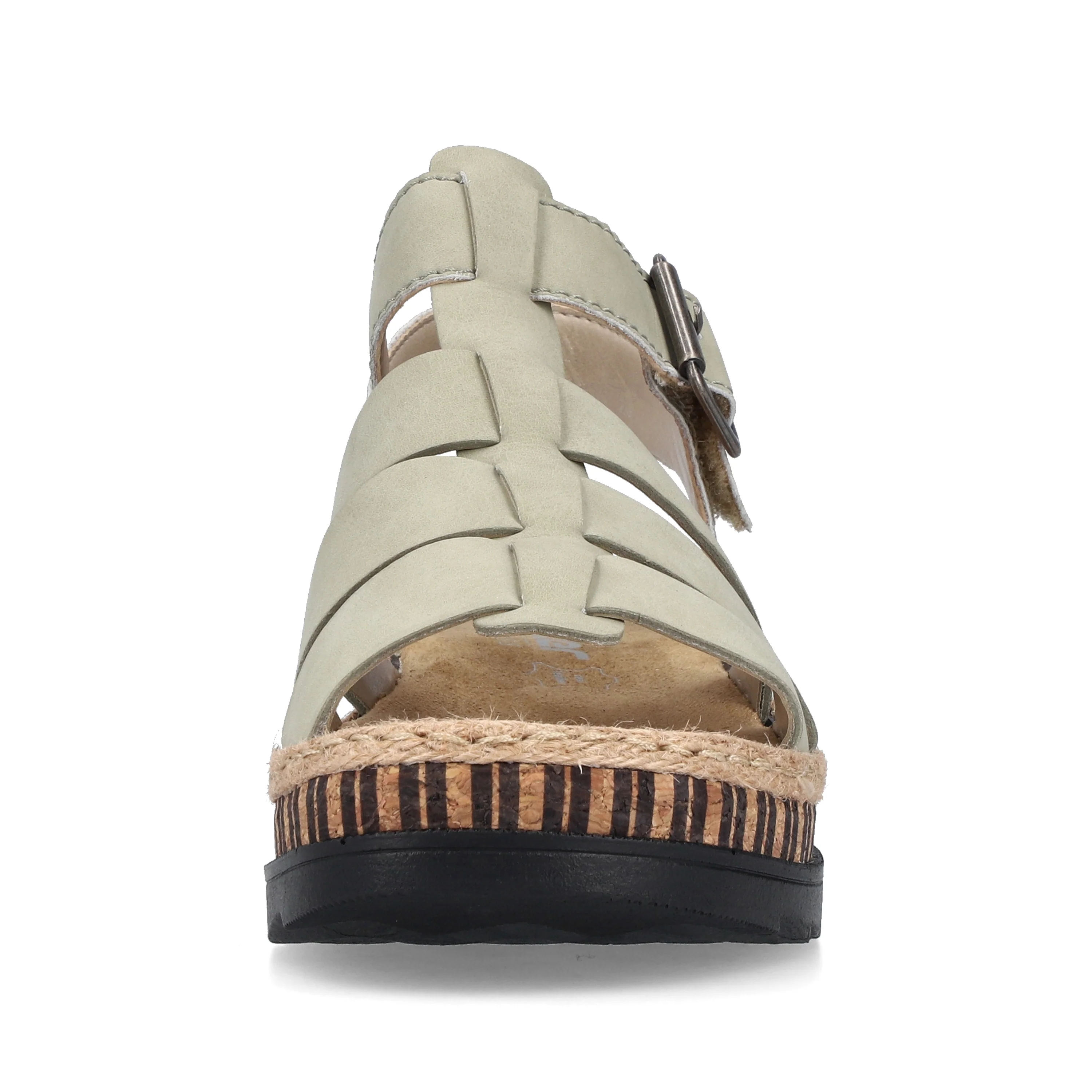 Rieker Women's Wedge Sandal - Green | V7904-52 - Image 6